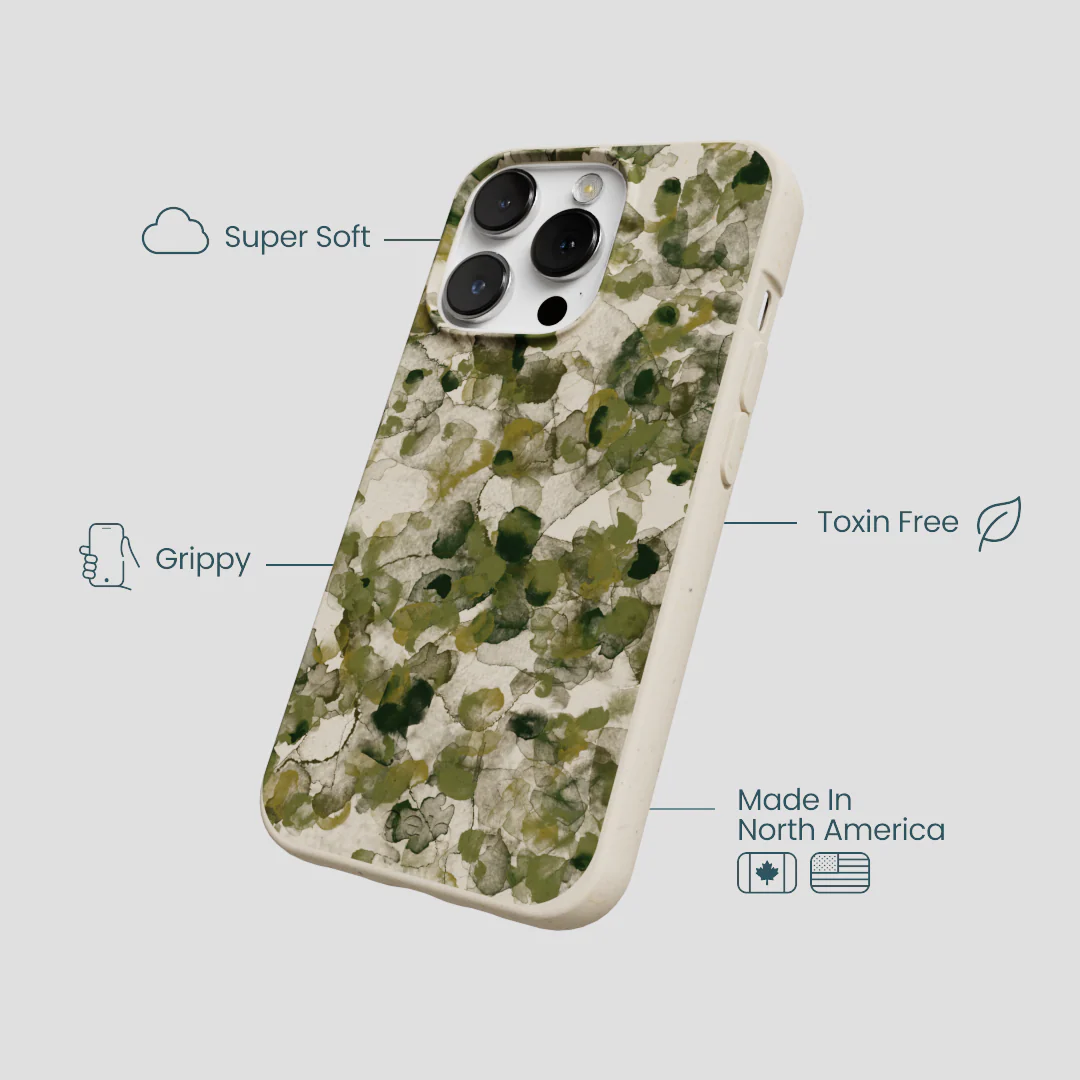 London Fog Foliage Camo iPhone 13 Pro Case - Image 4
