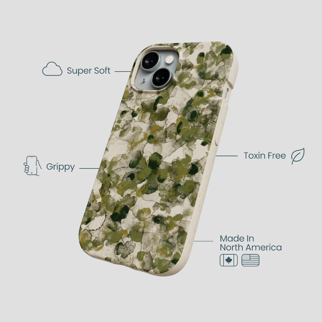 London Fog Foliage Camo iPhone 14 Case - Image 4