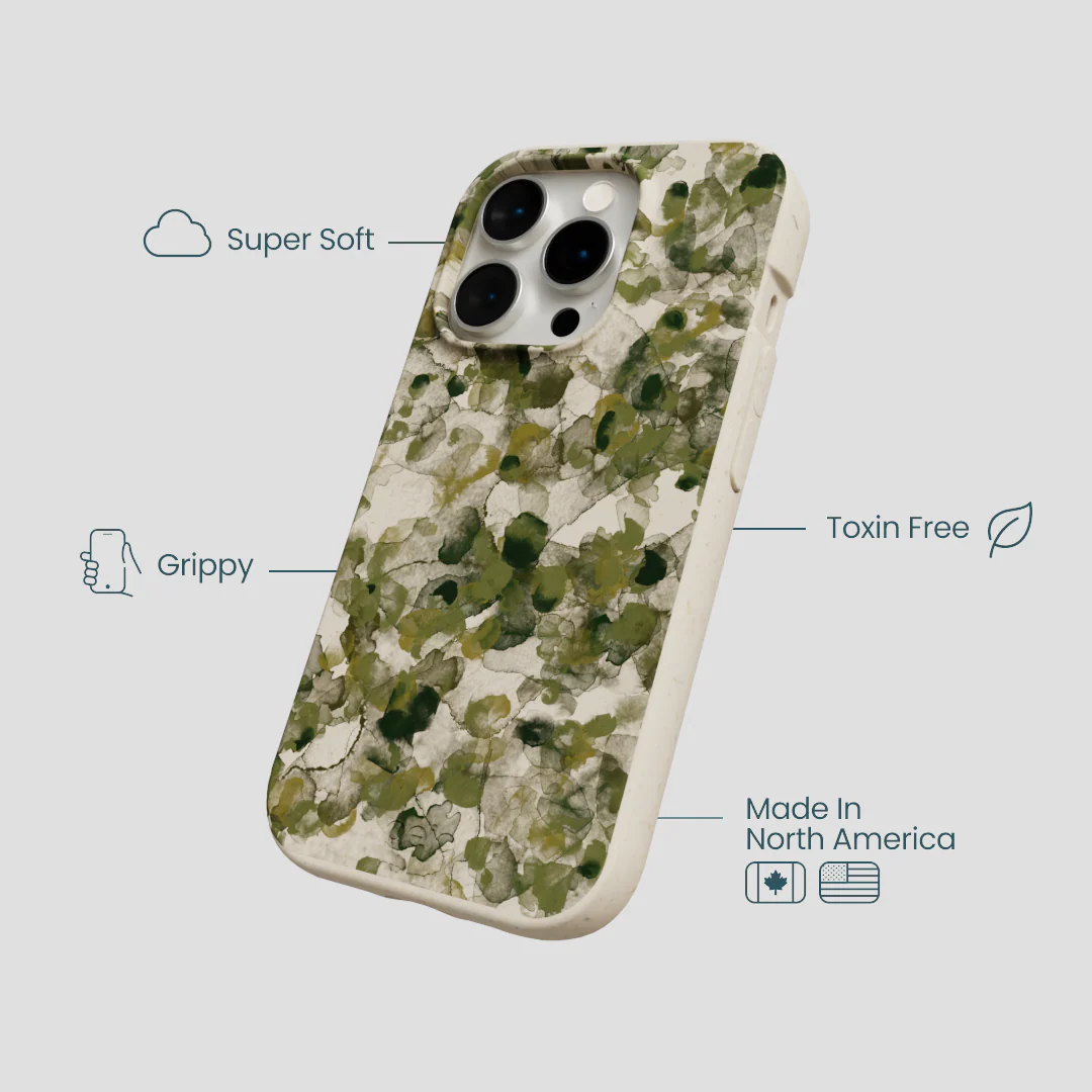London Fog Foliage Camo iPhone 14 Pro Case - Image 4