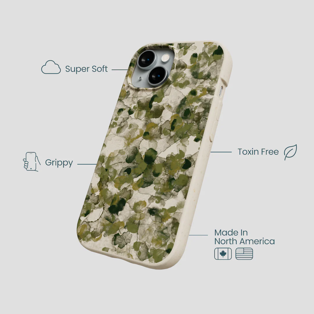 London Fog Foliage Camo iPhone 15 Case - Image 4