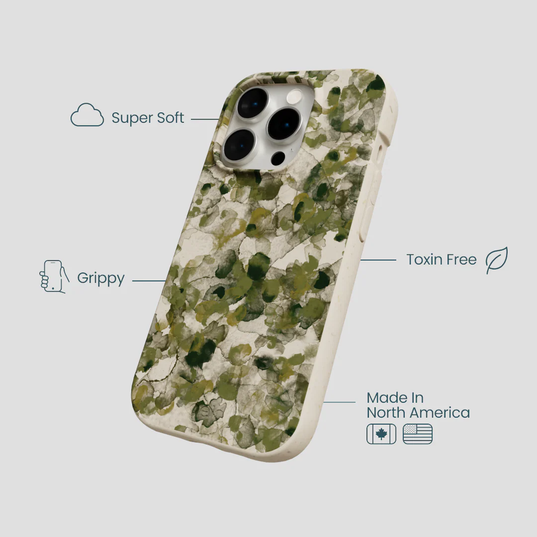 London Fog Foliage Camo iPhone 15 Pro Case - Image 4