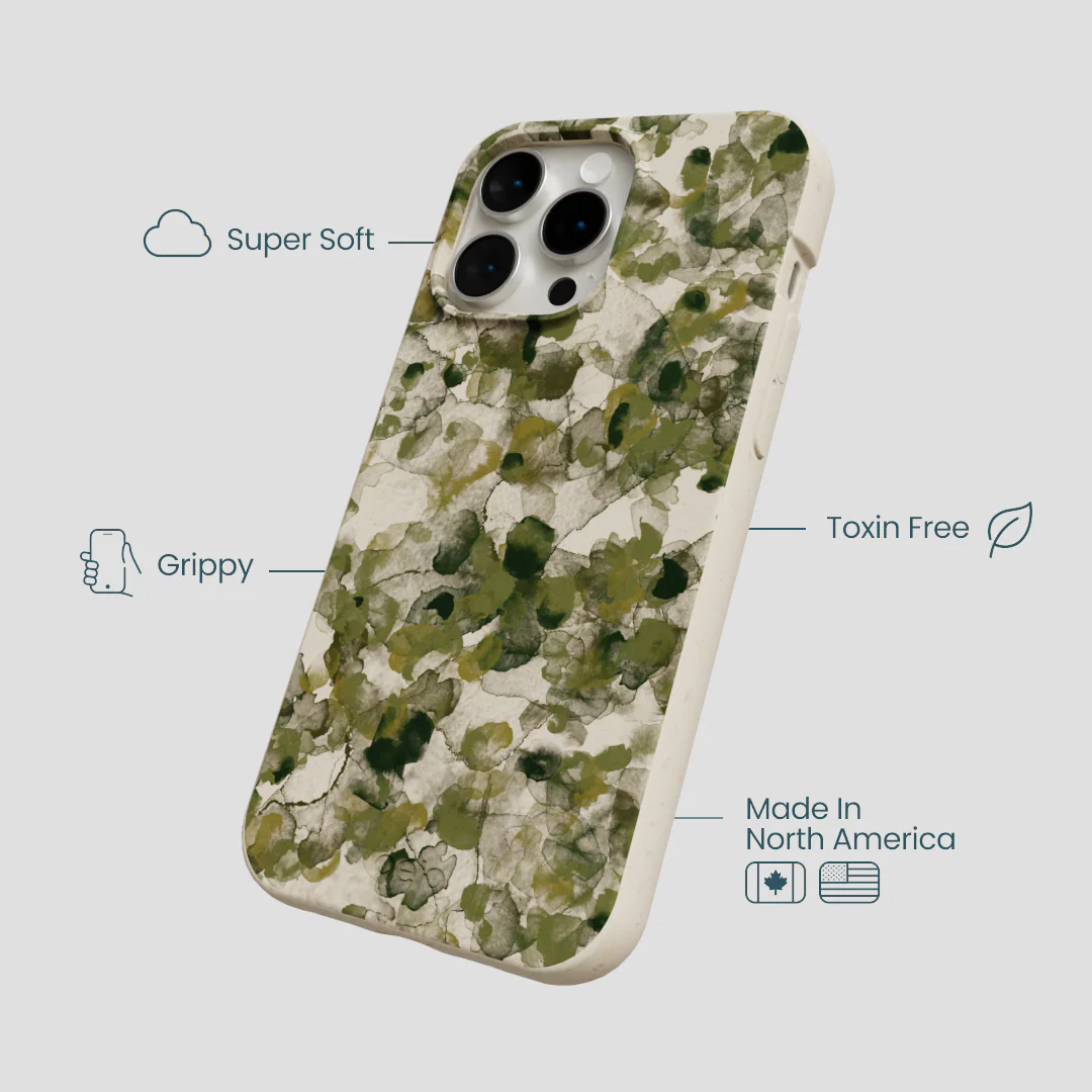 London Fog Foliage Camo iPhone 15 Pro Max Case - Image 4