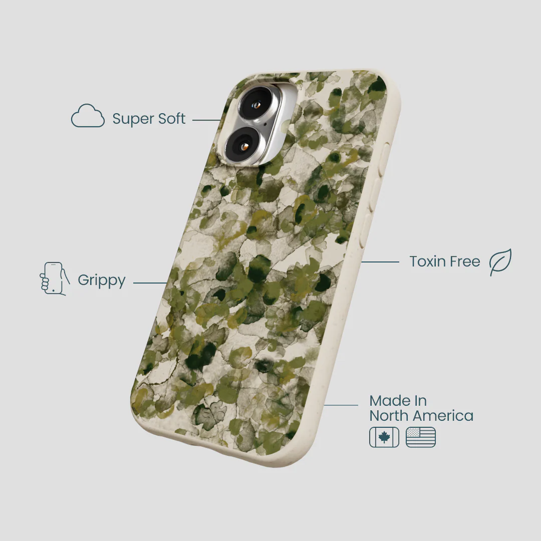 London Fog Foliage Camo iPhone 16 Case - Image 4