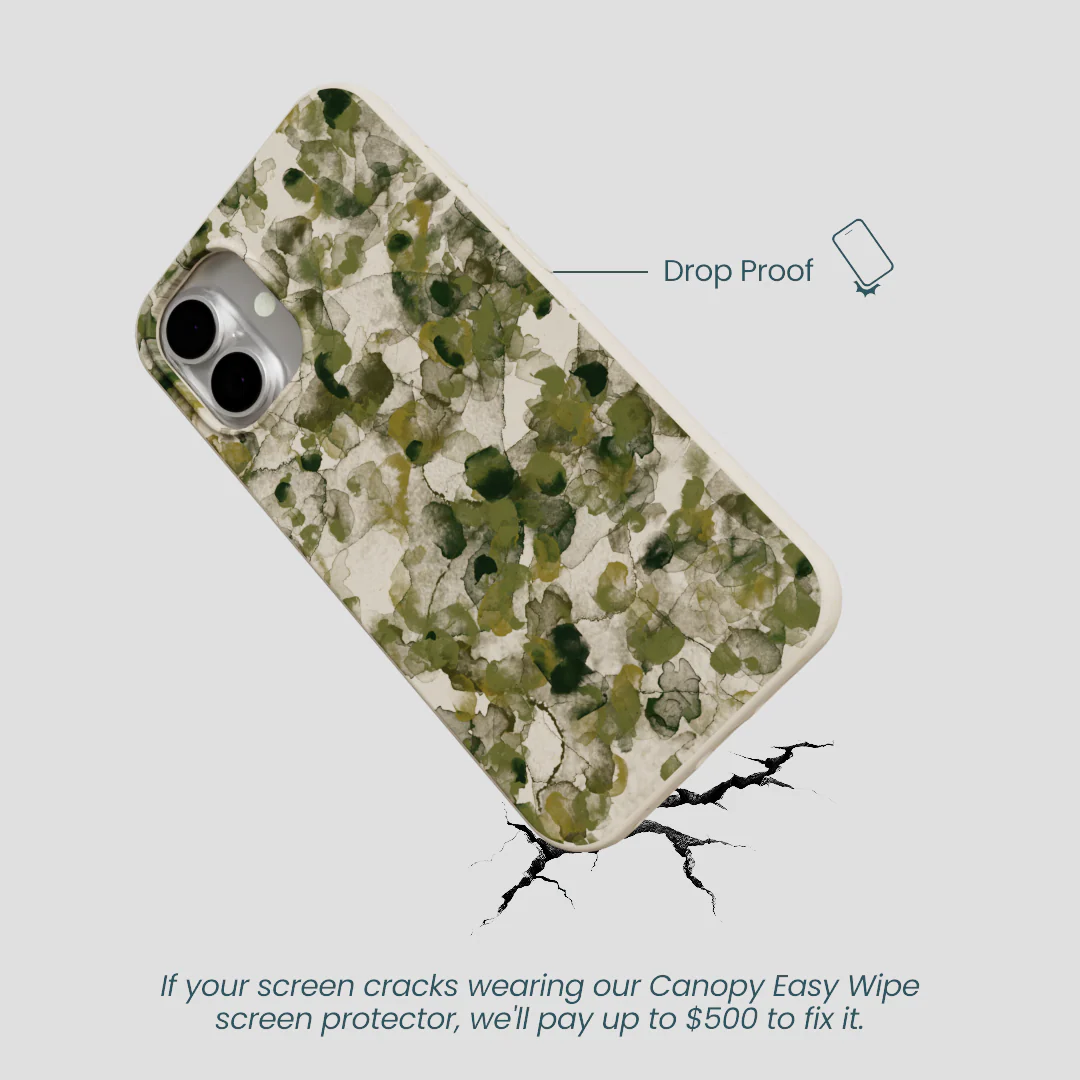 London Fog Foliage Camo iPhone 16 Plus Case - Image 5