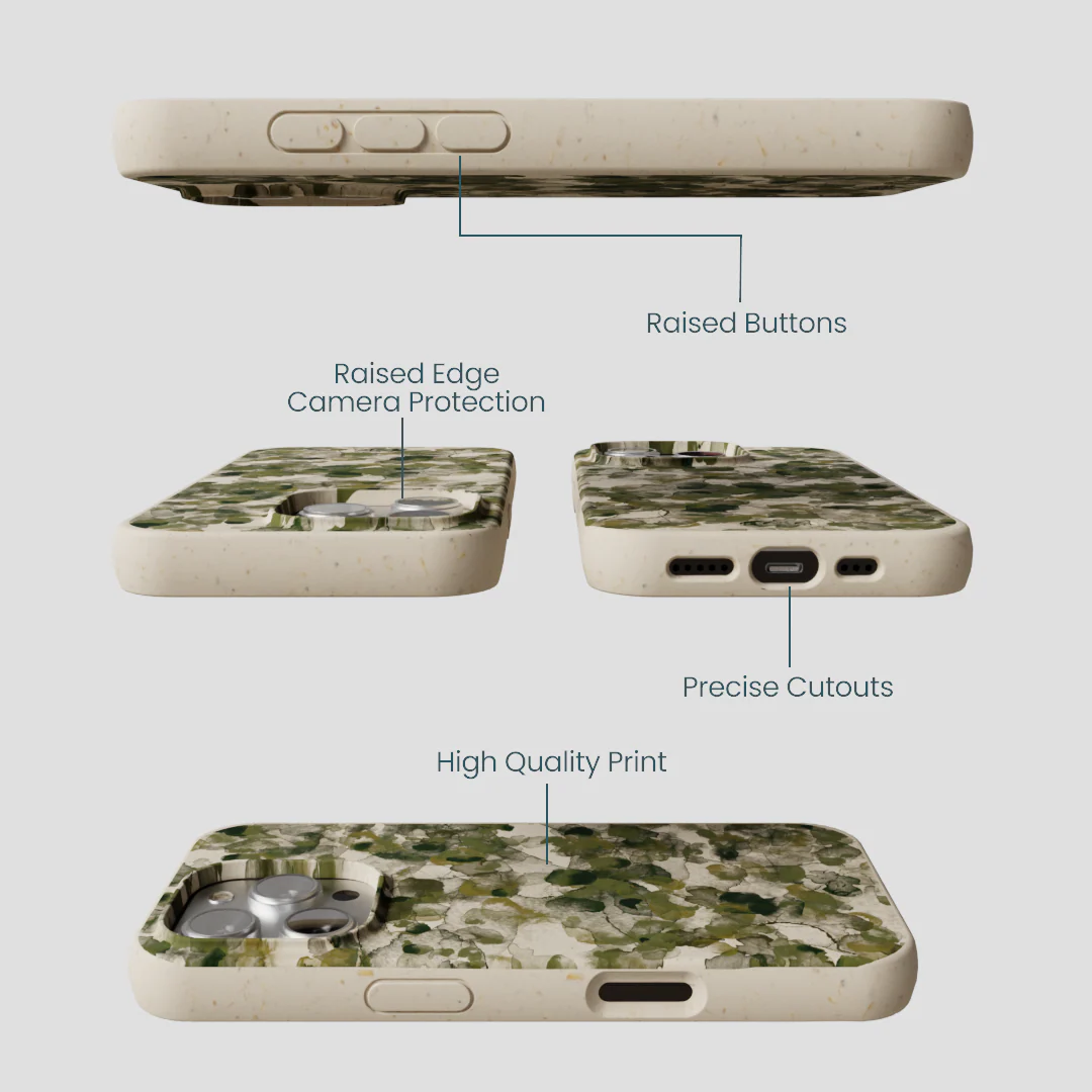 London Fog Foliage Camo iPhone 16 Pro Case - Image 3