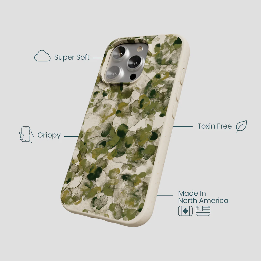 London Fog Foliage Camo iPhone 16 Pro Case - Image 4