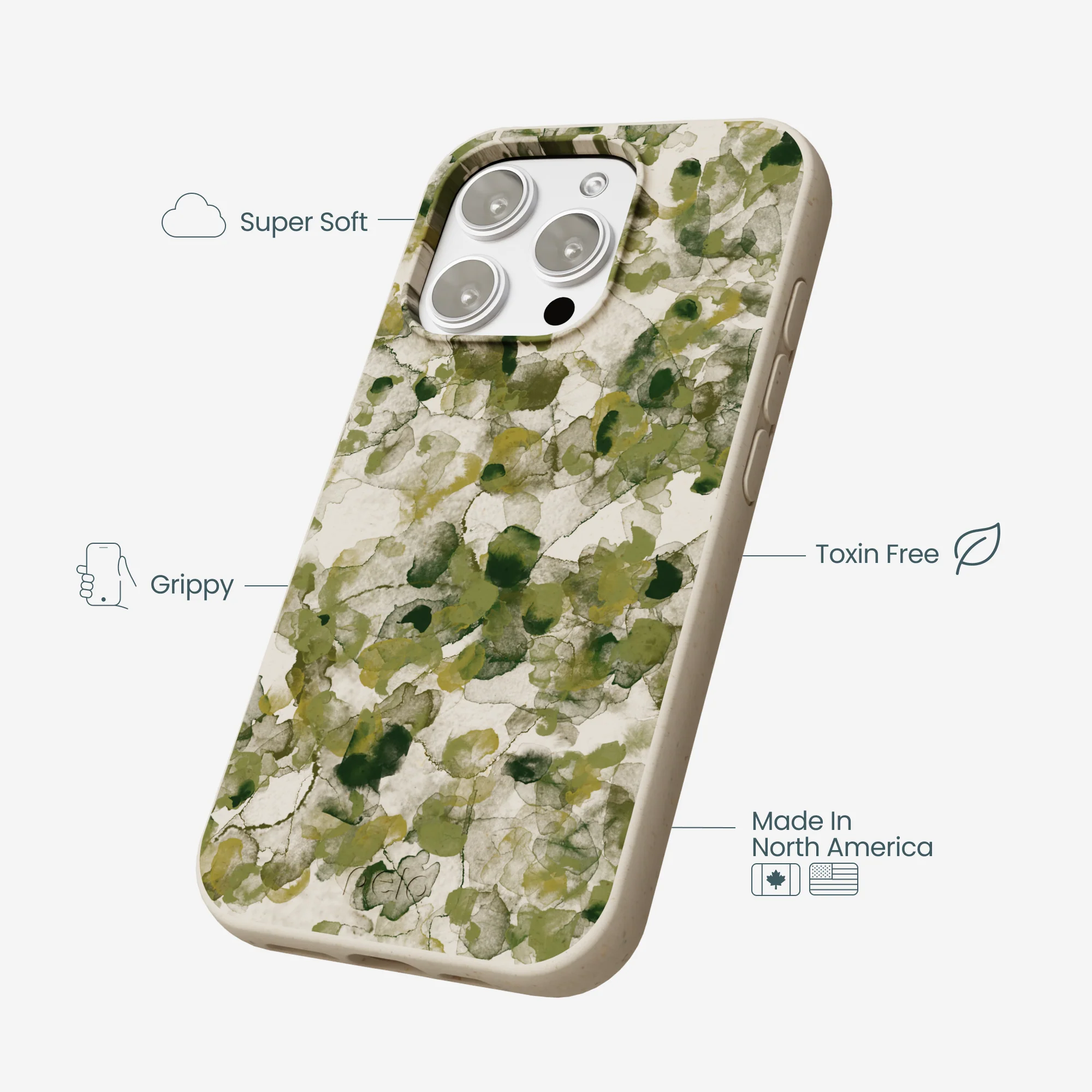 London Fog Foliage Camo iPhone 16 Pro Max Case - Image 4
