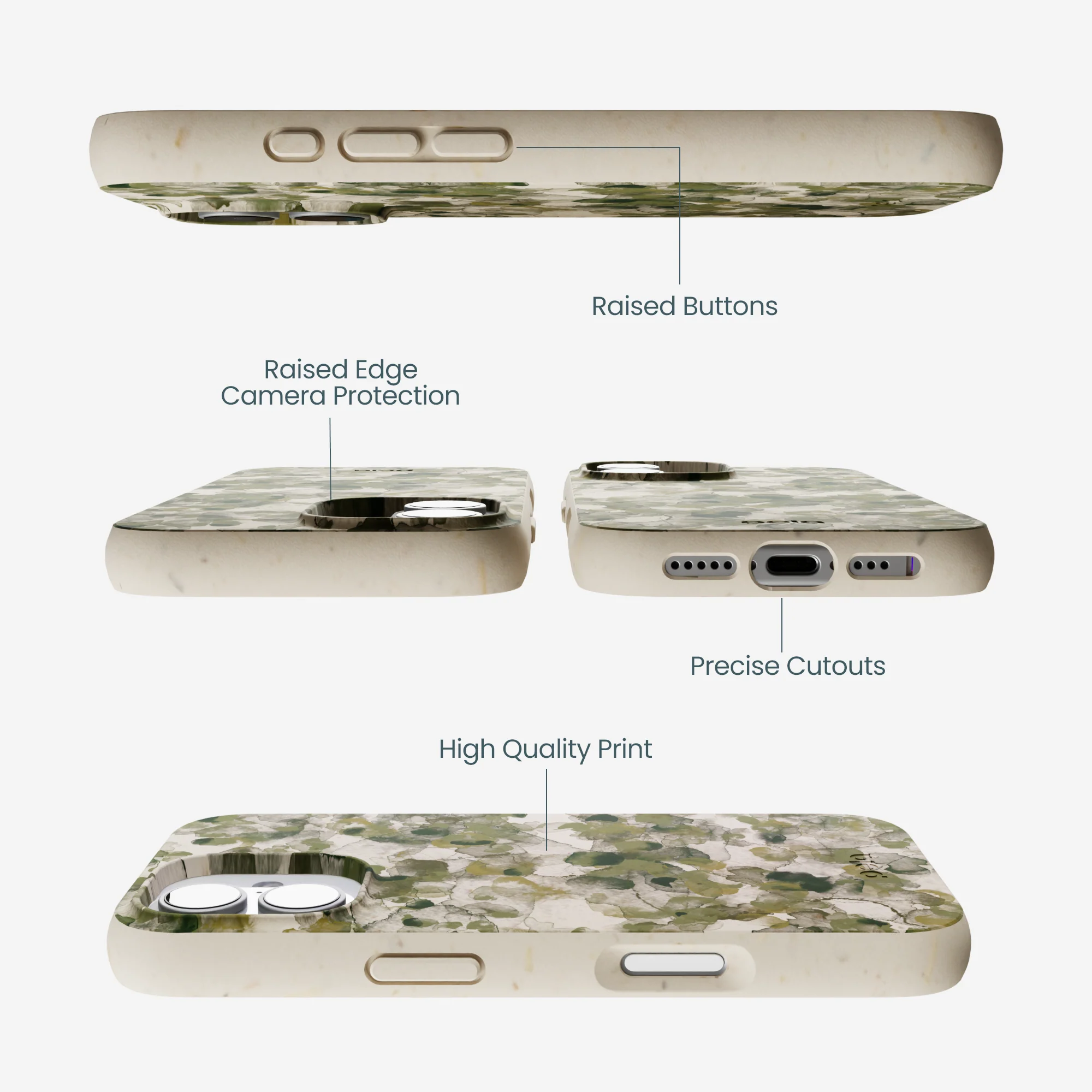 London Fog Foliage Camo iPhone 17 Case - Image 3