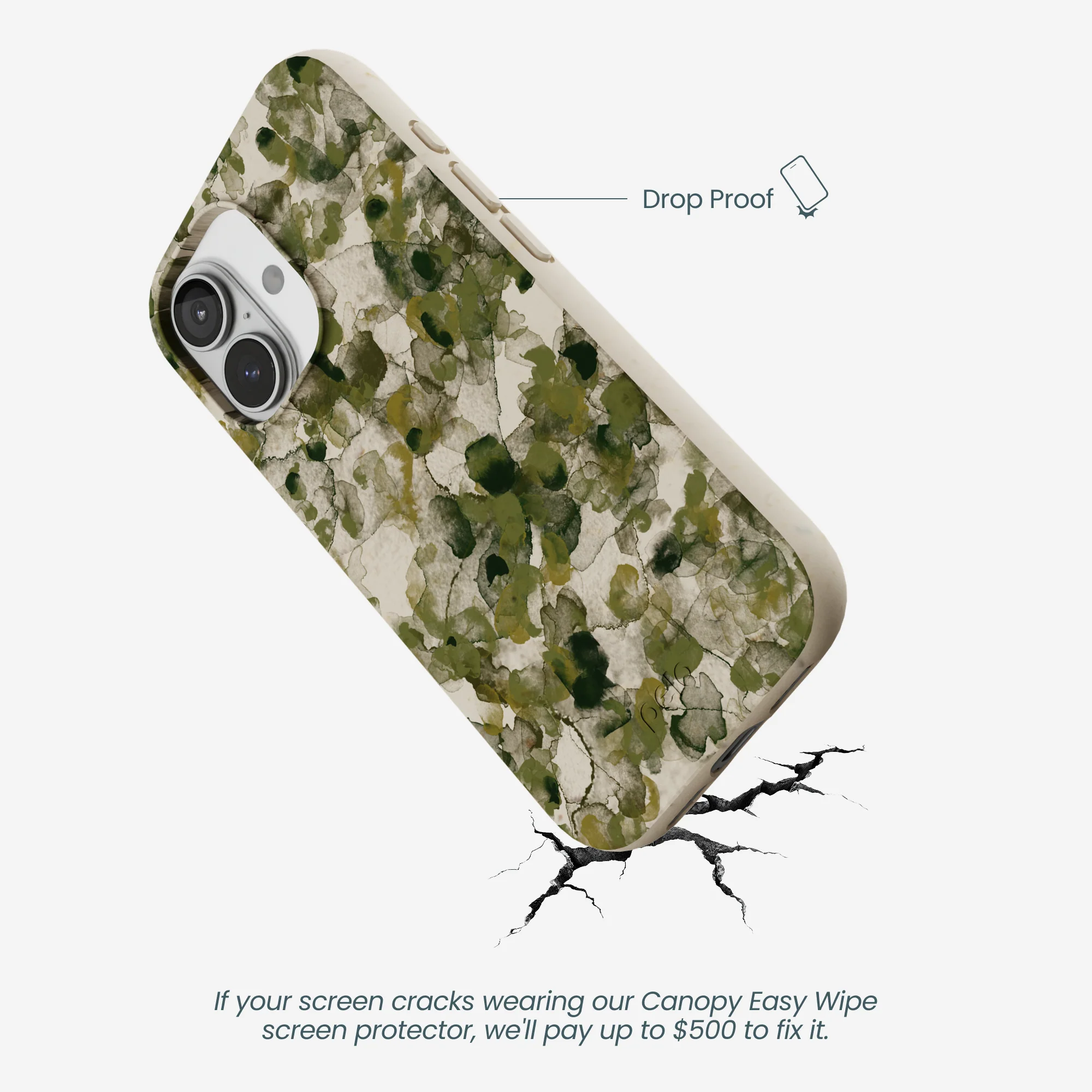 London Fog Foliage Camo iPhone 17 Case - Image 5