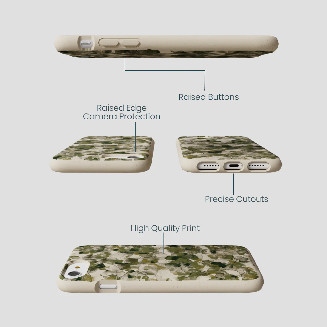 London Fog Foliage Camo iPhone 6/6s/7/8/SE Case - Image 3