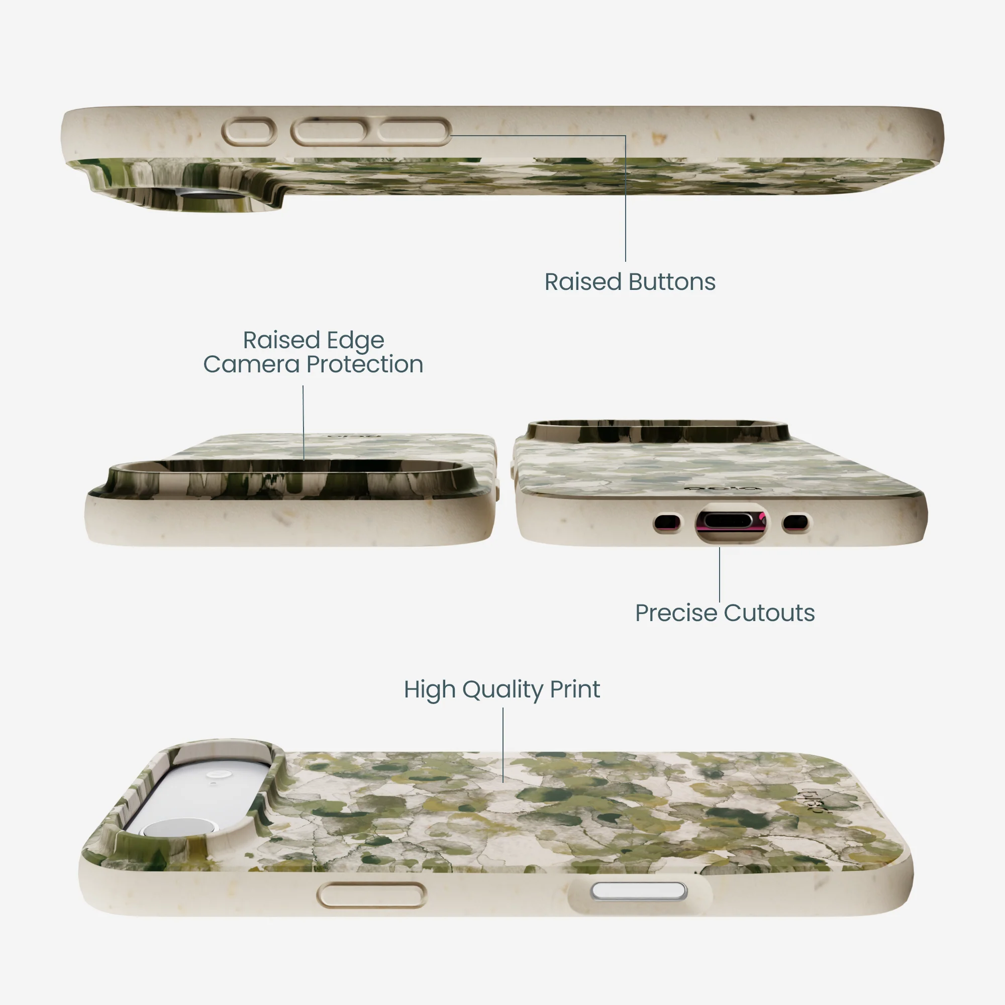 London Fog Foliage Camo iPhone Air Case - Image 3
