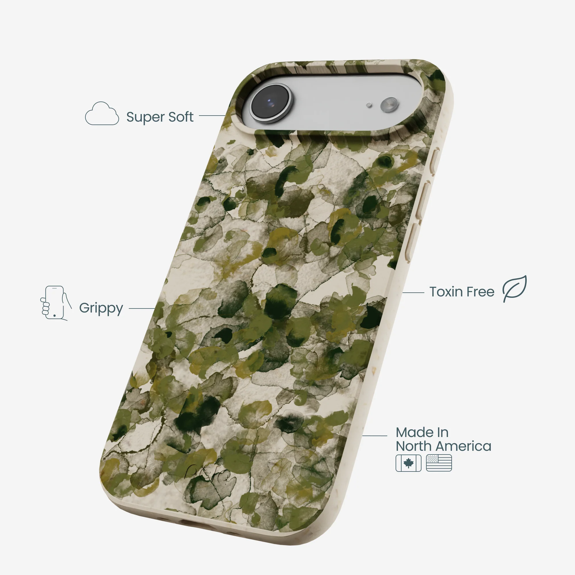 London Fog Foliage Camo iPhone Air Case - Image 4