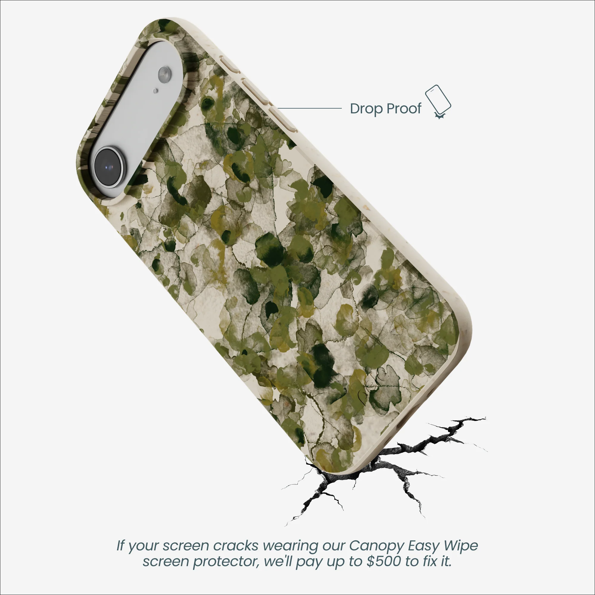 London Fog Foliage Camo iPhone Air Case - Image 5
