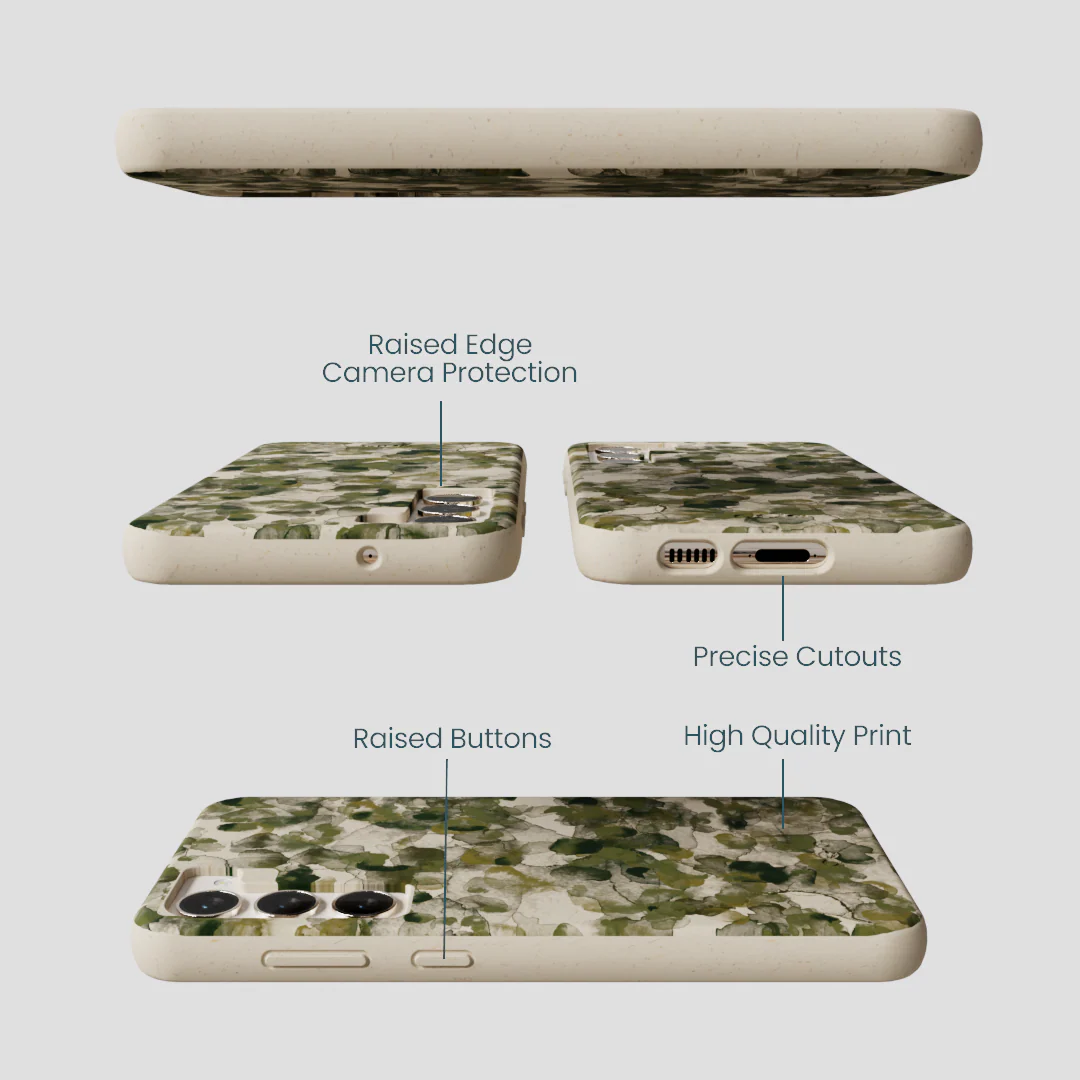 London Fog Foliage Camo Samsung Galaxy S24+(Plus) Case - Image 3
