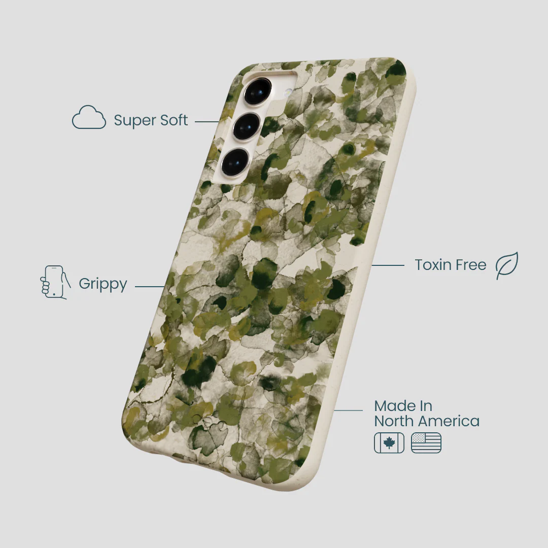 London Fog Foliage Camo Samsung Galaxy S24+(Plus) Case - Image 4