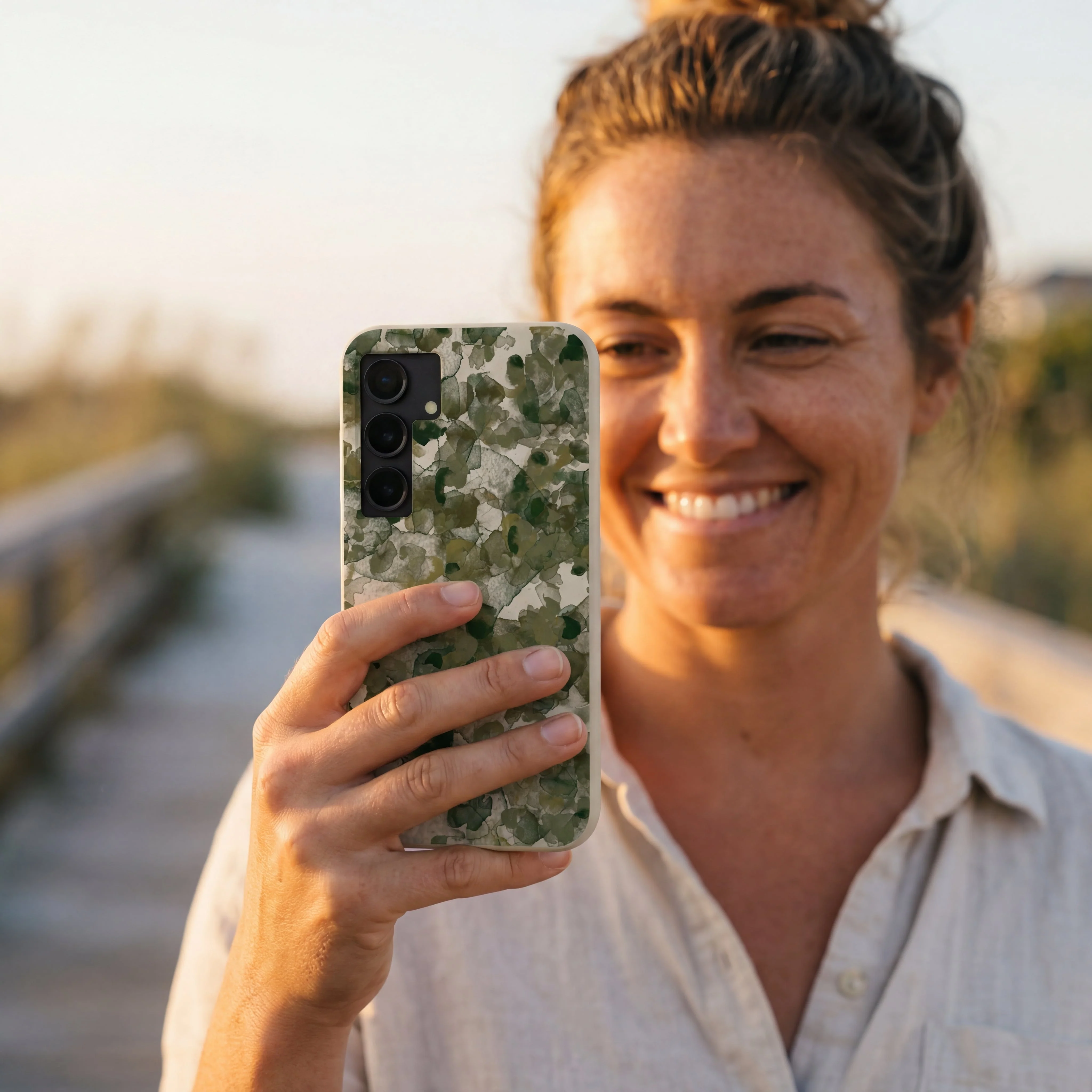 London Fog Foliage Camo Samsung Galaxy S25+(Plus) Case - Image 2