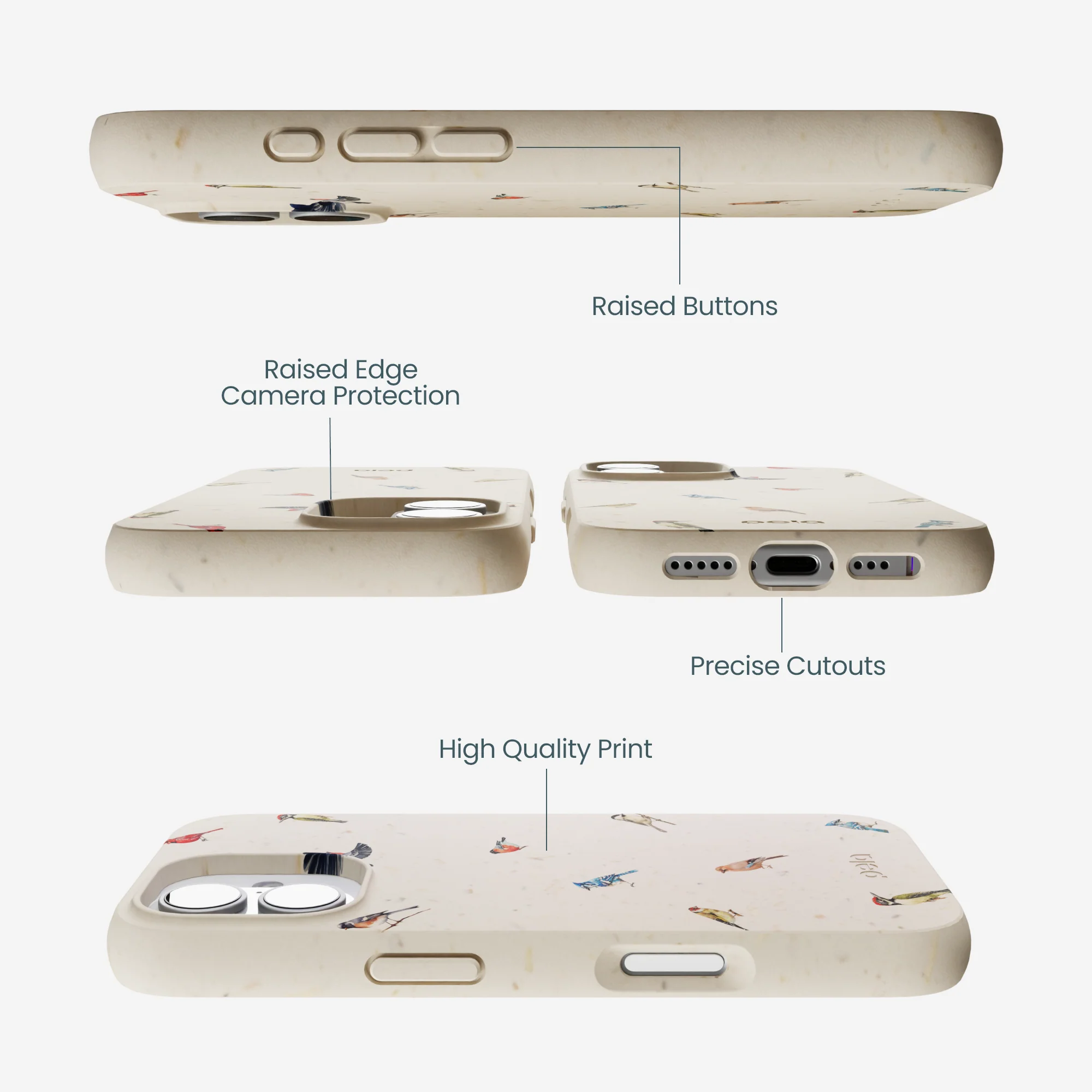 London Fog Frosted Flock iPhone 17 Case - Image 3