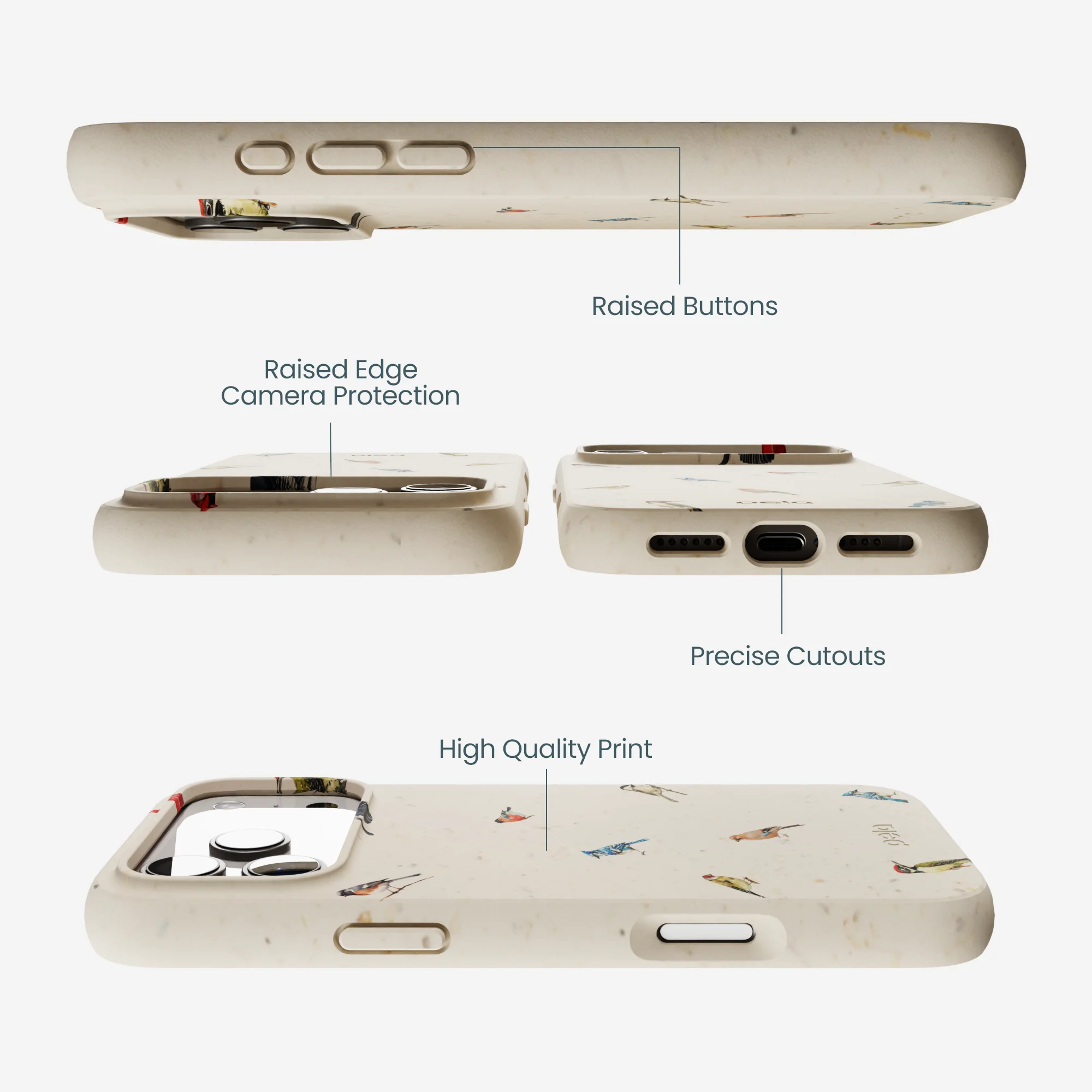 London Fog Frosted Flock iPhone 17 Pro Max Case - Image 3