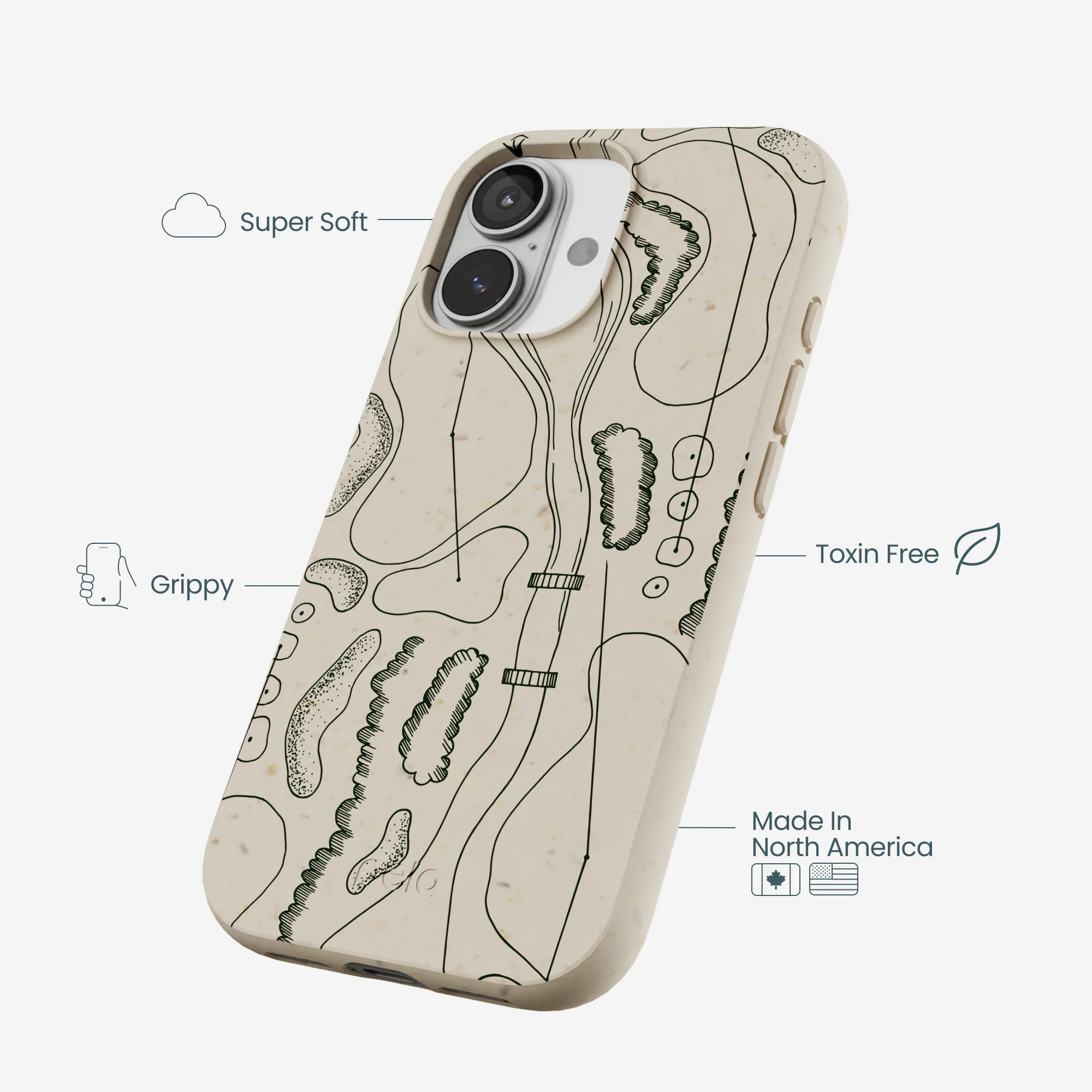 London Fog Golf Course iPhone 17 Case - Image 4