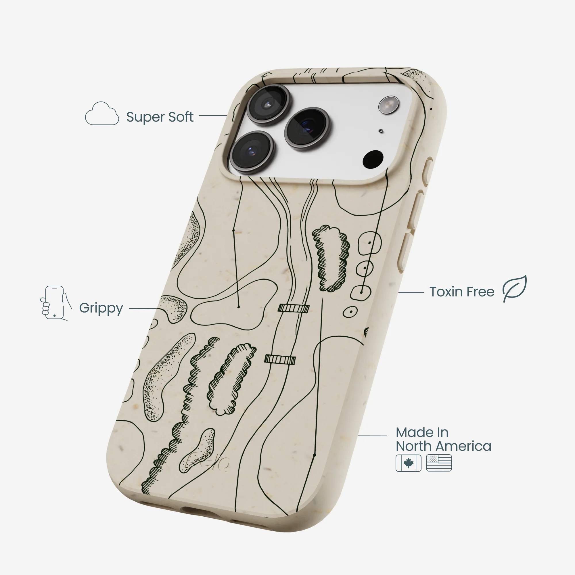 London Fog Golf Course iPhone 17 Pro Case - Image 4
