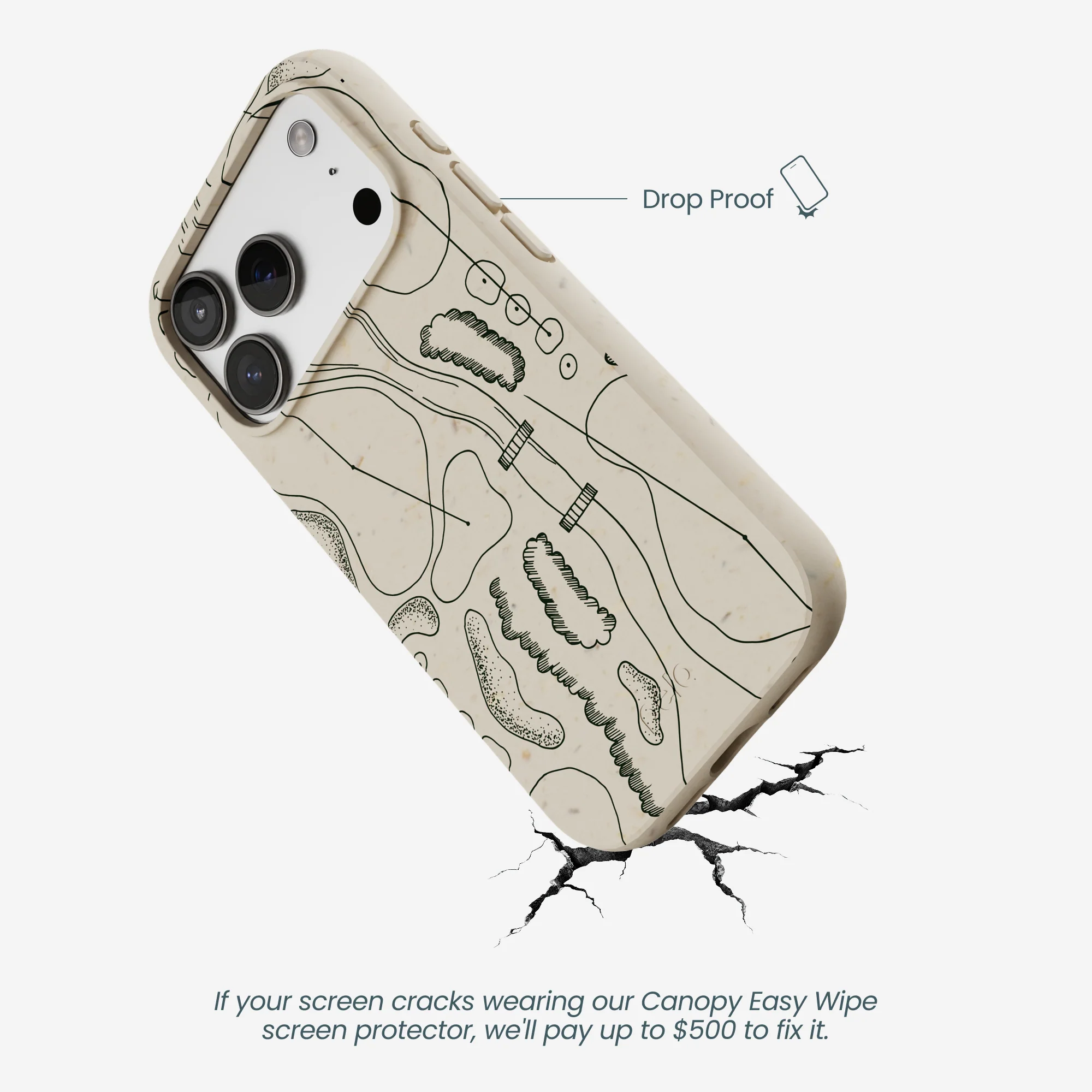 London Fog Golf Course iPhone 17 Pro Case - Image 5