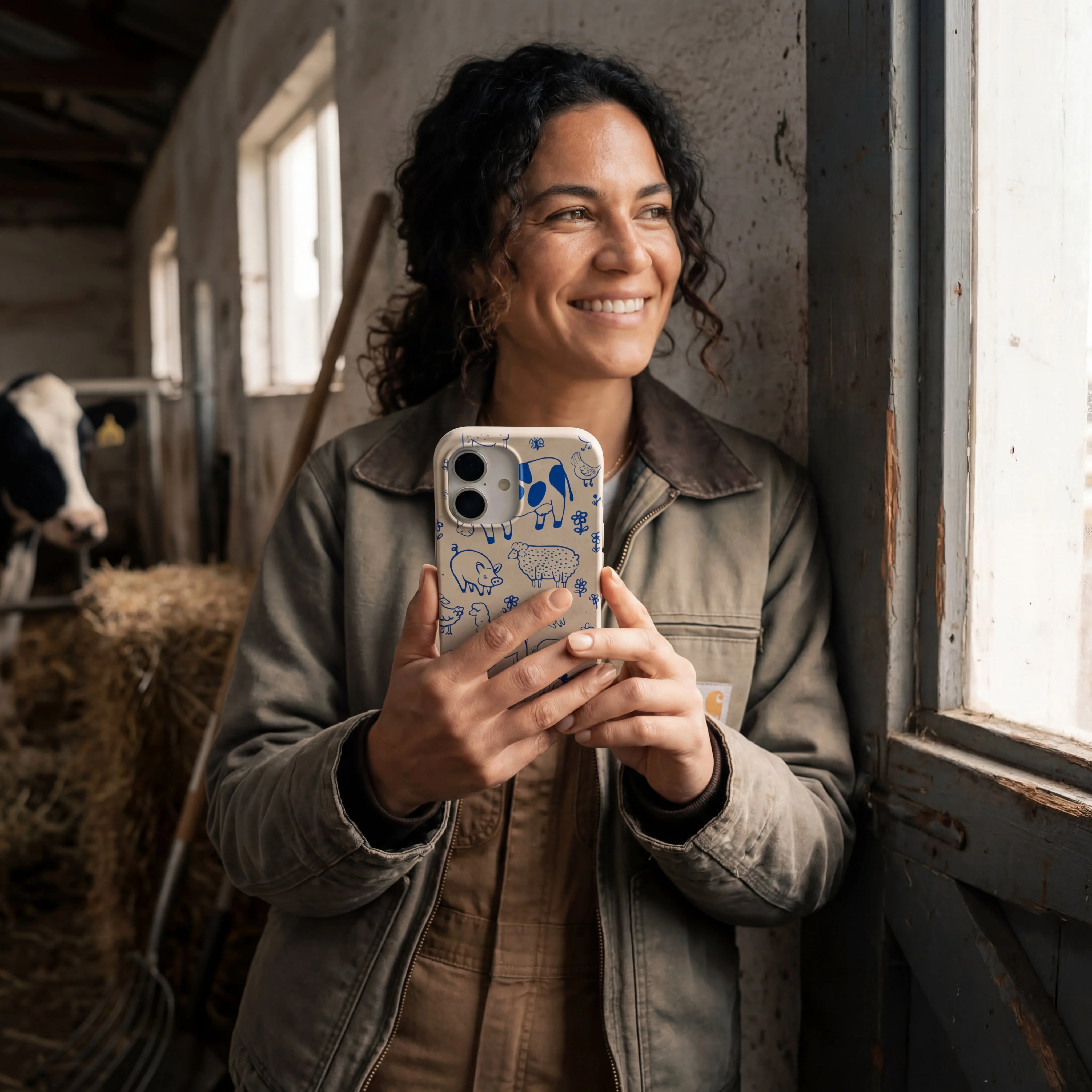 London Fog Happy Farmyard iPhone 17 Case - Image 2