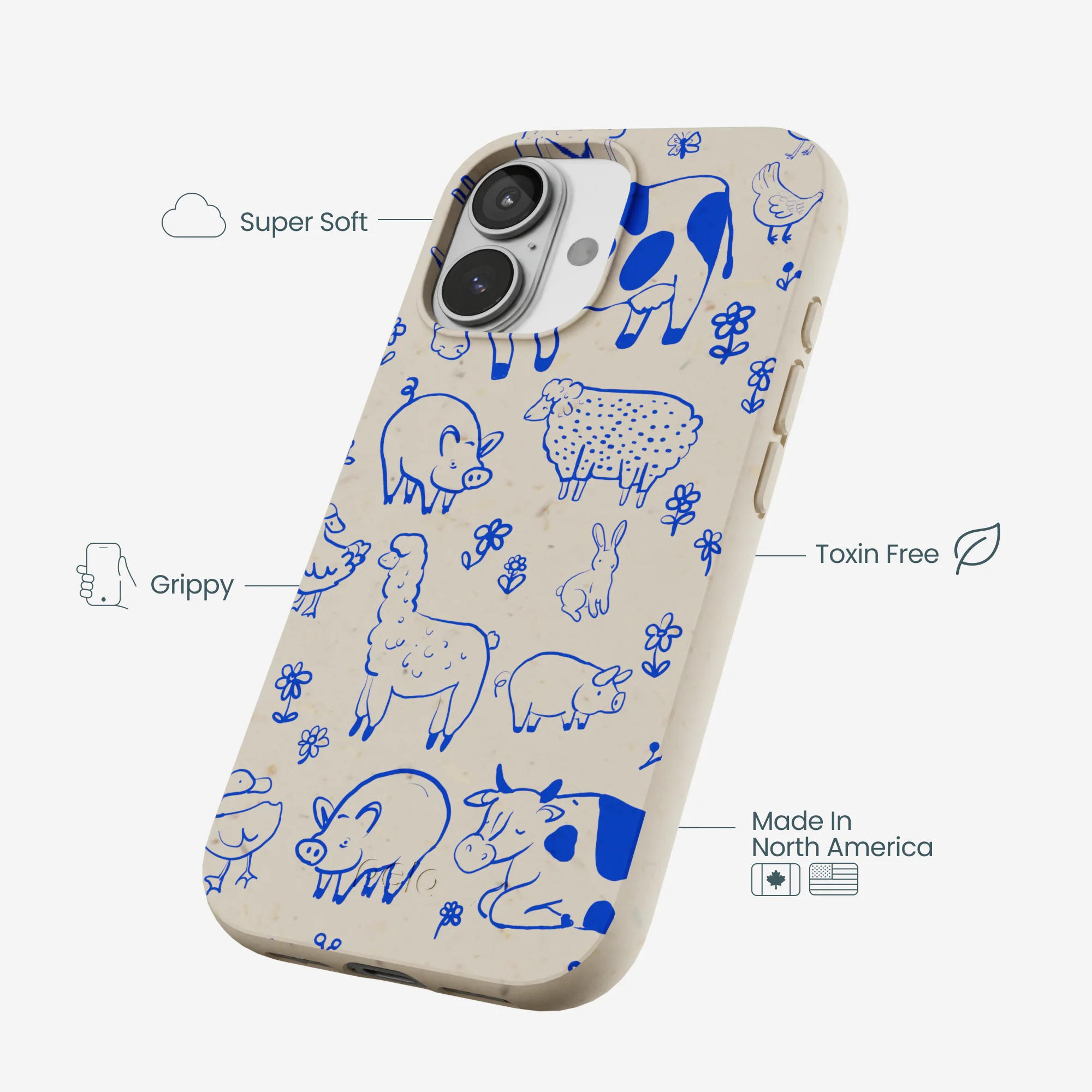 London Fog Happy Farmyard iPhone 17 Case - Image 4