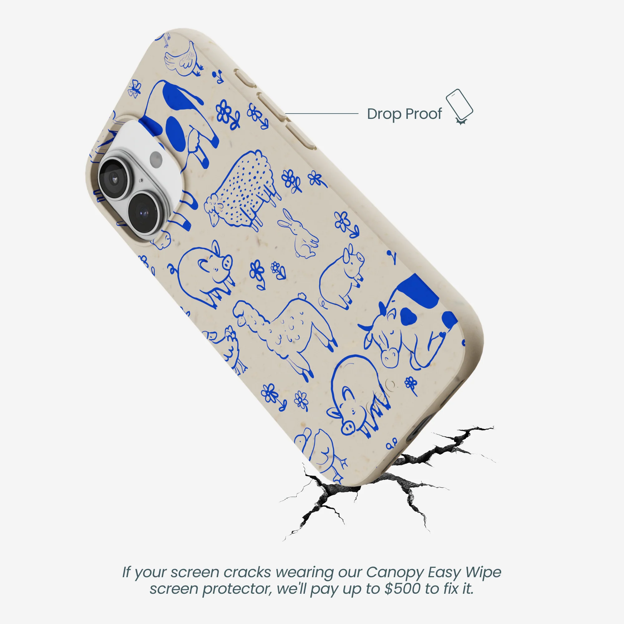 London Fog Happy Farmyard iPhone 17 Case - Image 5
