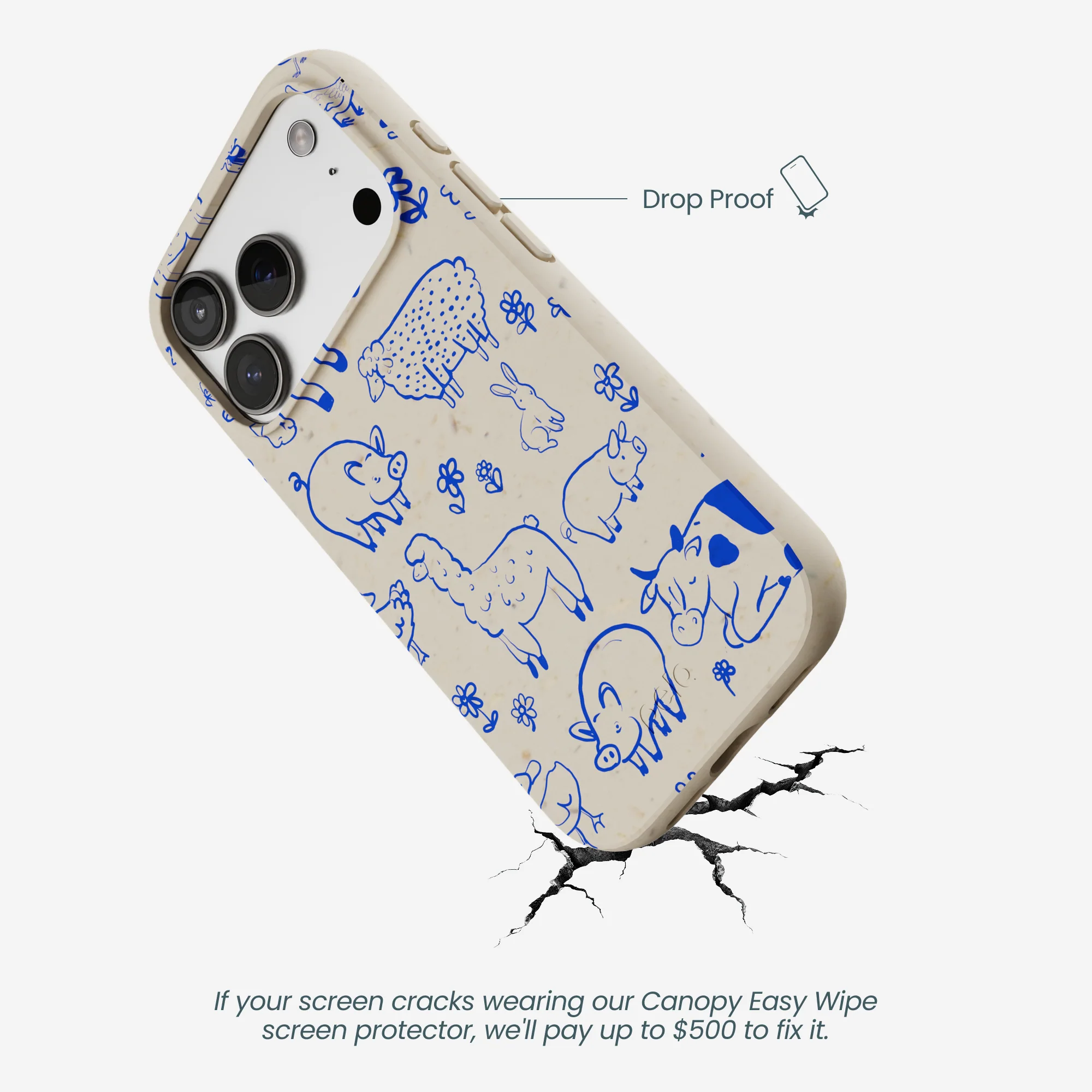 London Fog Happy Farmyard iPhone 17 Pro Case - Image 5