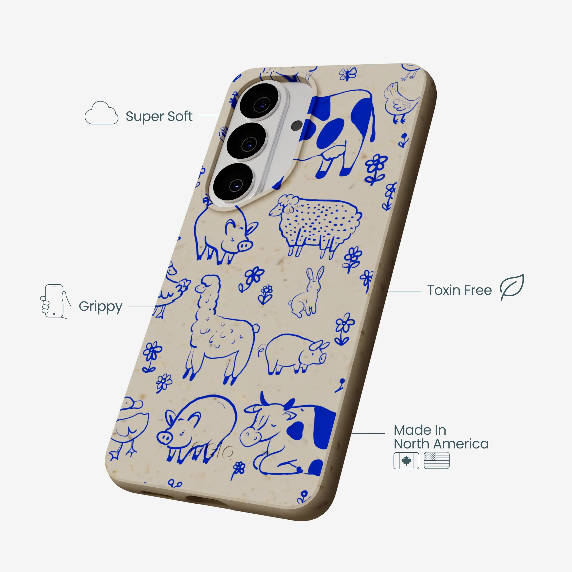 London Fog Happy Farmyard Samsung Galaxy S26 Case - Image 3