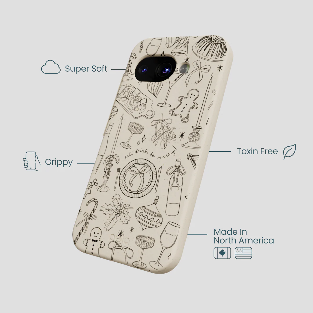 London Fog Holiday Dinner Party Google Pixel 9a Case - Image 4