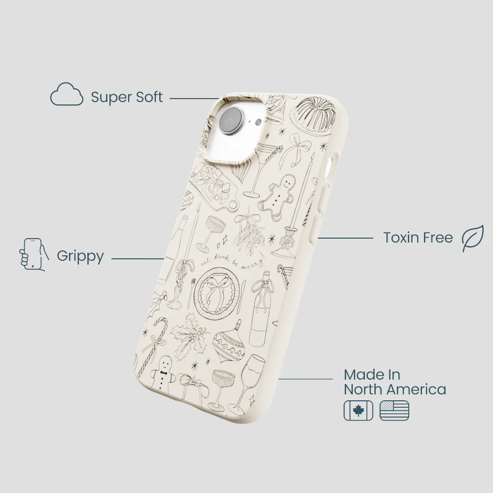 London Fog Holiday Dinner Party iPhone 16e/17e Case - Image 4