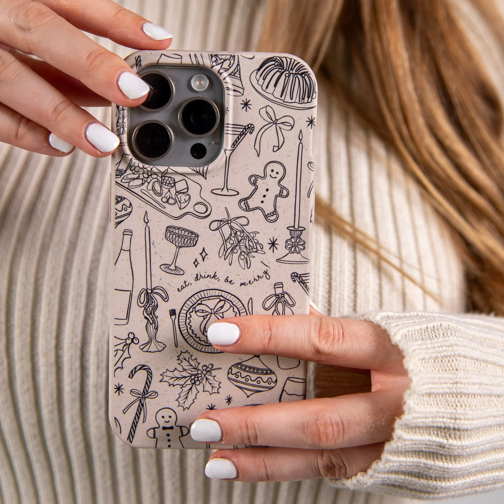 London Fog Holiday Dinner Party iPhone 17 Pro Max Case - Image 2