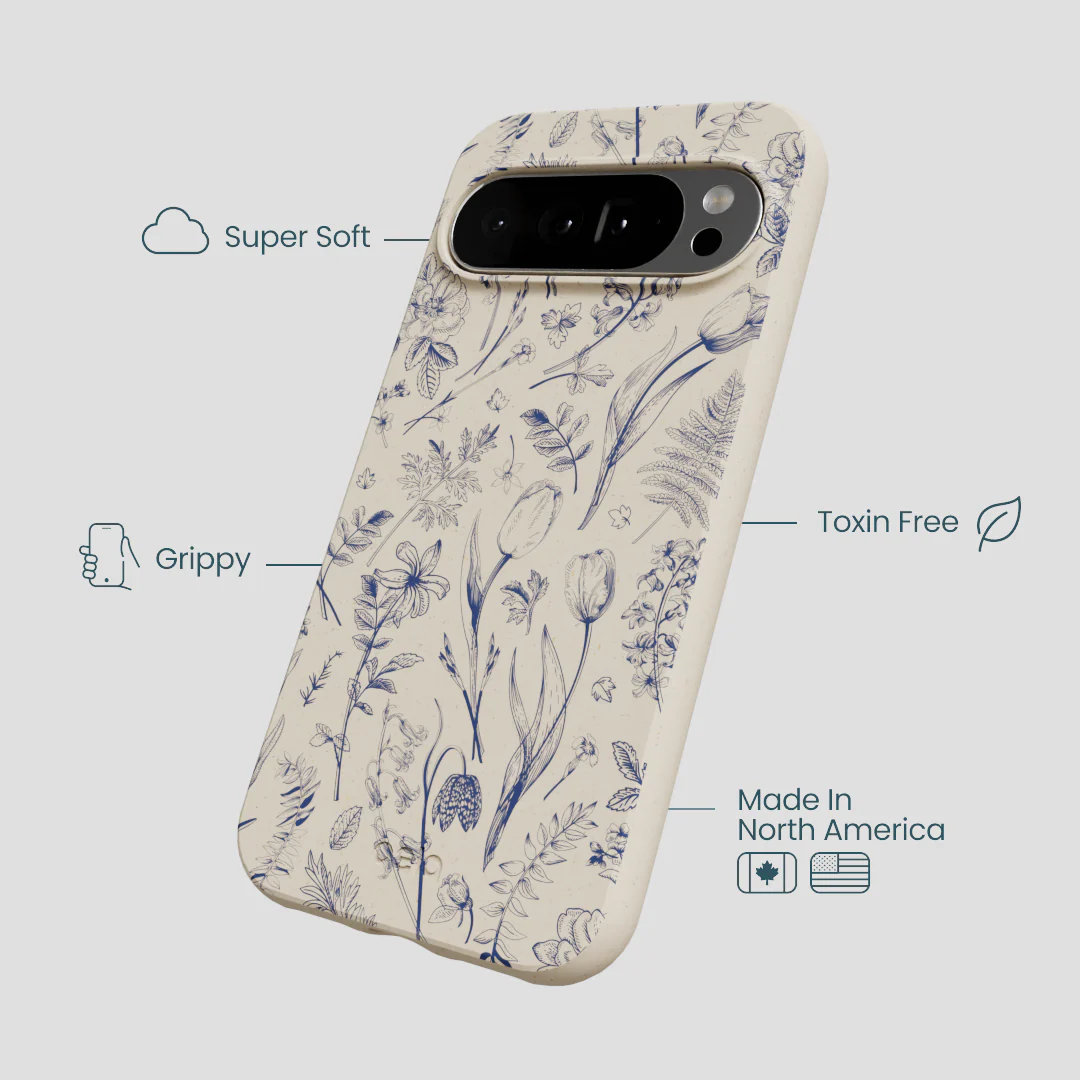 London Fog Indigo Bouquet Google Pixel 10 Pro XL Case - Image 4