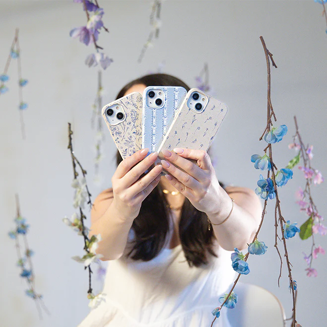 London Fog Indigo Bouquet Google Pixel 9a Case - Image 9