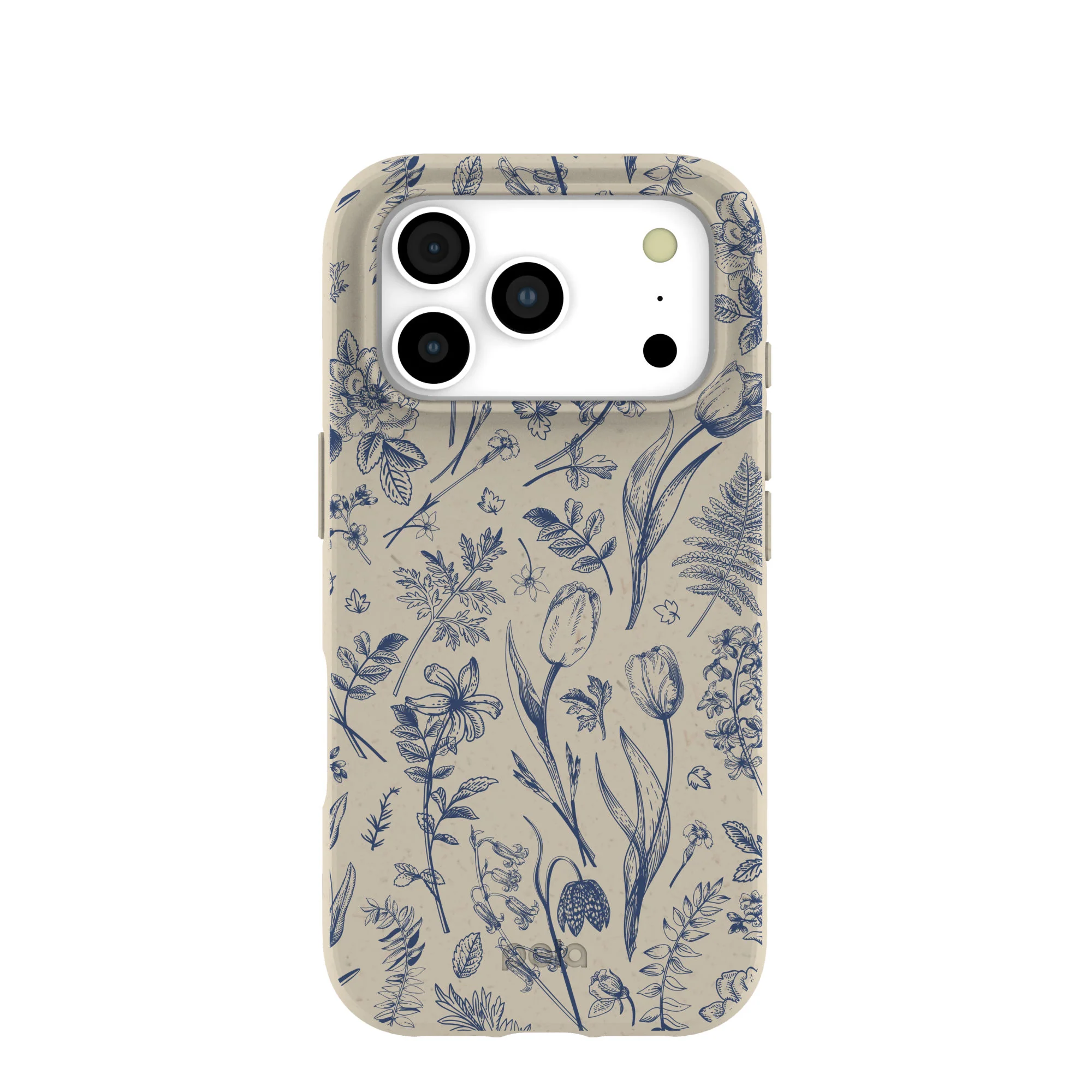 London Fog Indigo Bouquet iPhone 17 Pro Case