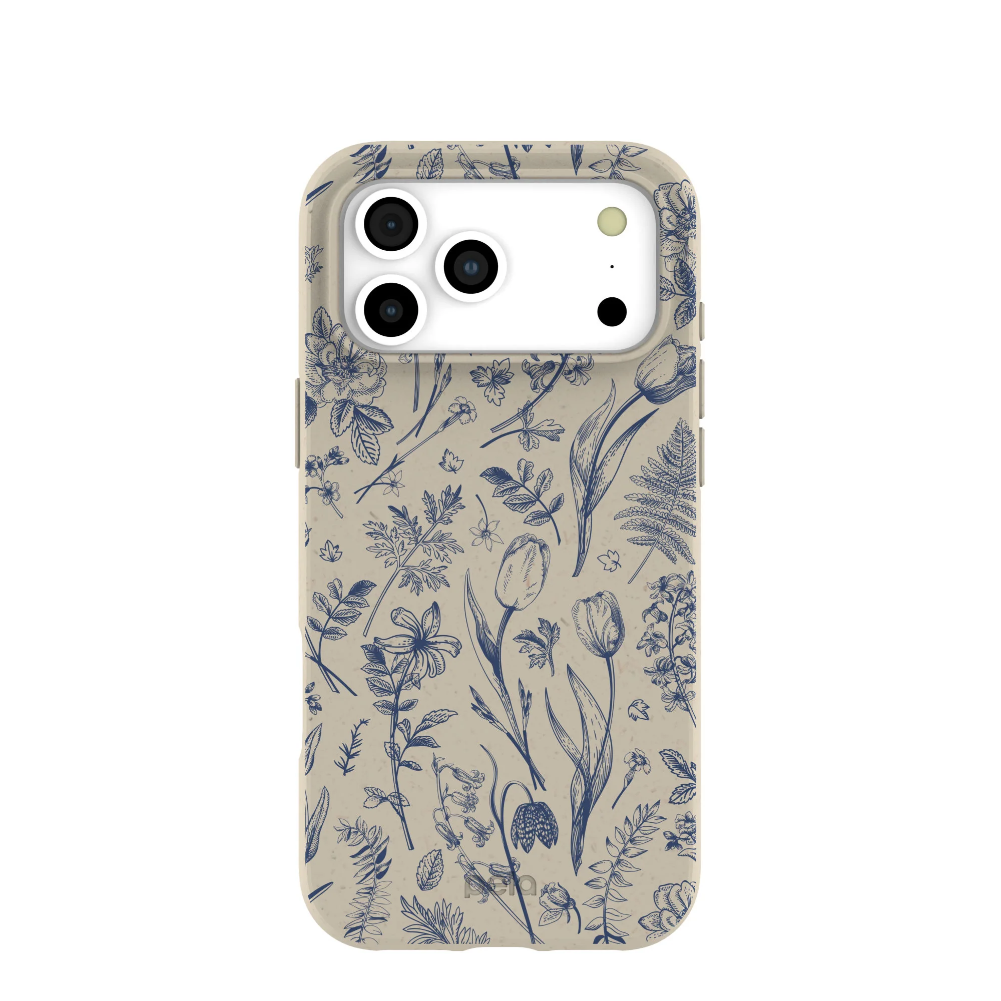 London Fog Indigo Bouquet iPhone 17 Pro Max Case