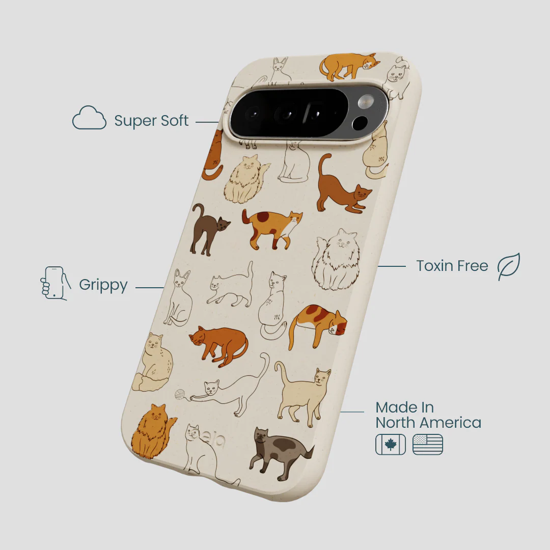 London Fog Kitty Cats Google Pixel 10 Pro XL Case - Image 4
