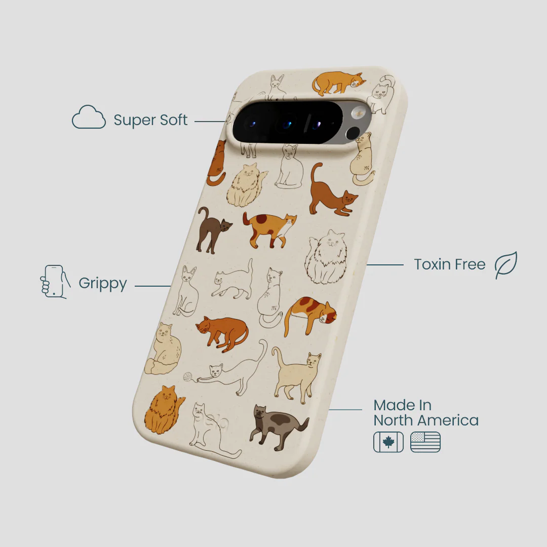 London Fog Kitty Cats Google Pixel 9/9 Pro Case - Image 4