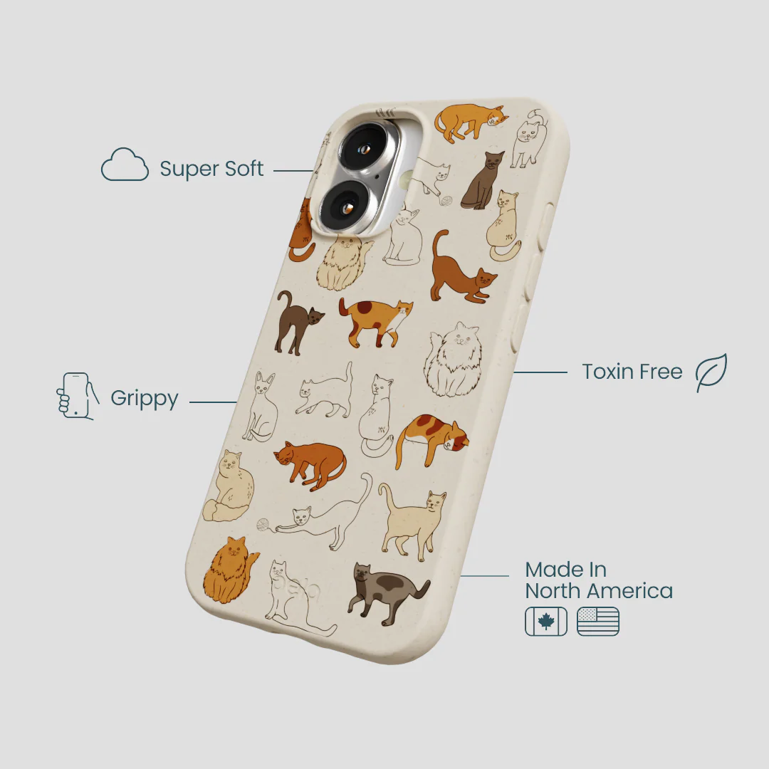 London Fog Kitty Cats iPhone 16 Case - Image 4