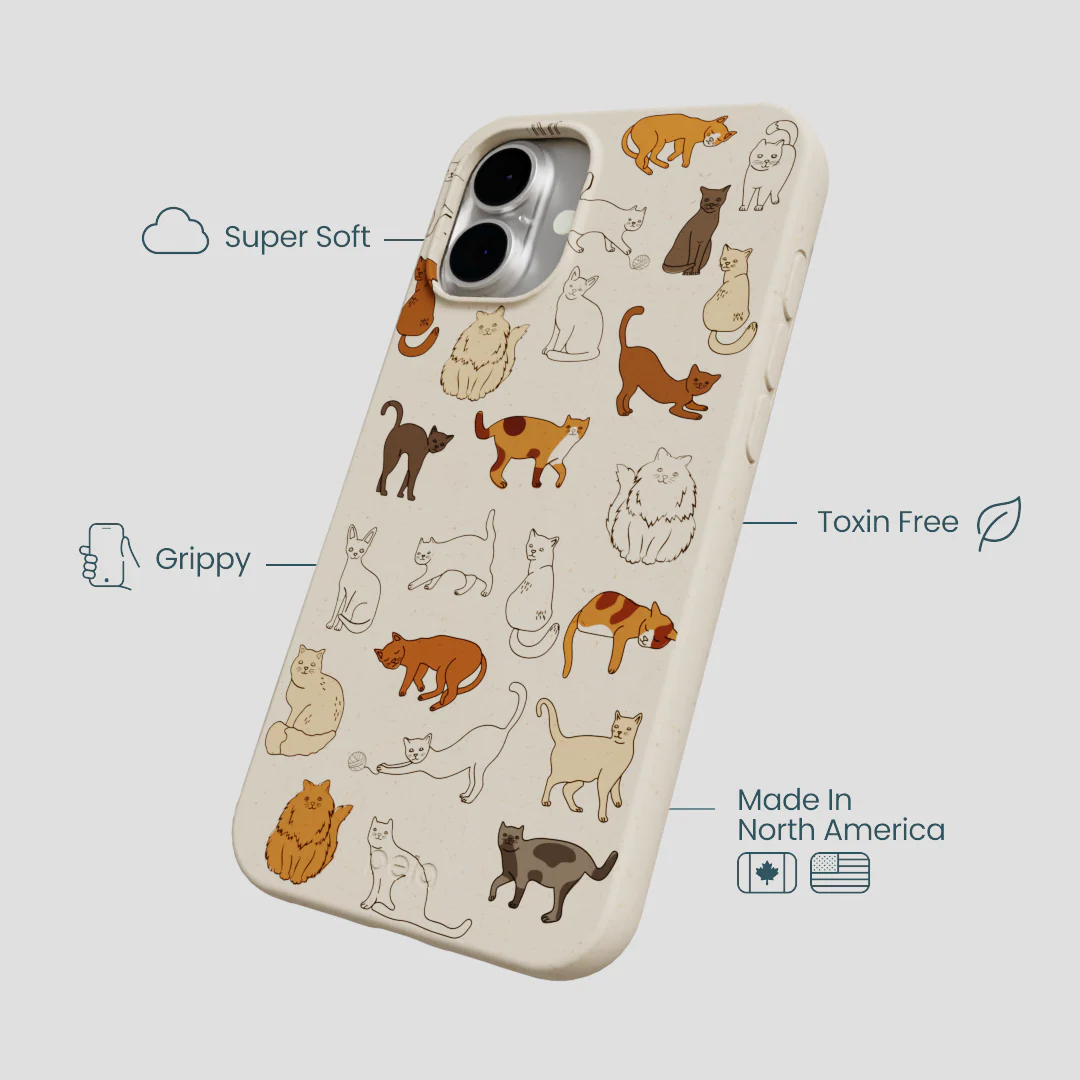 London Fog Kitty Cats iPhone 16 Plus Case - Image 4