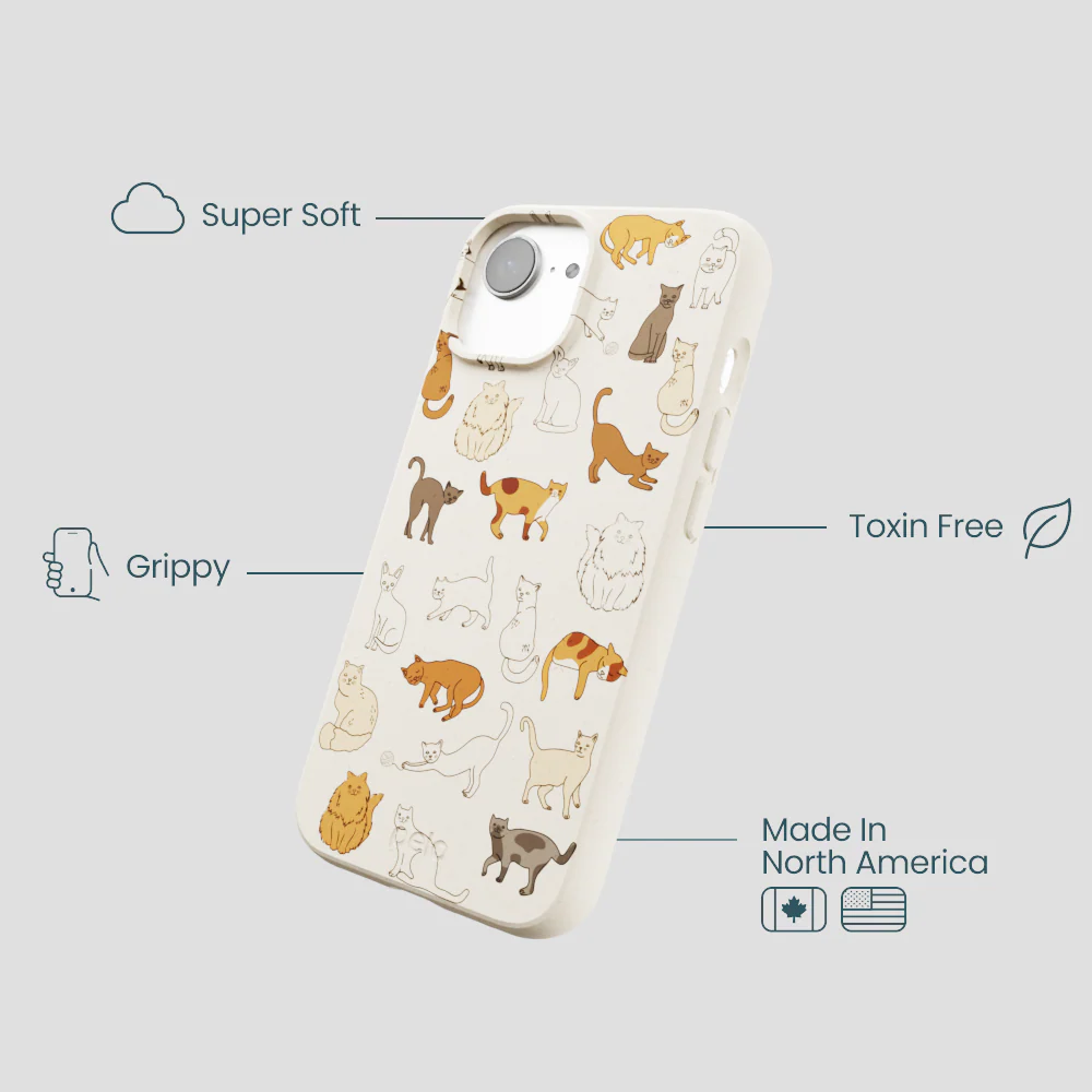 London Fog Kitty Cats iPhone 16e/17e Case - Image 4