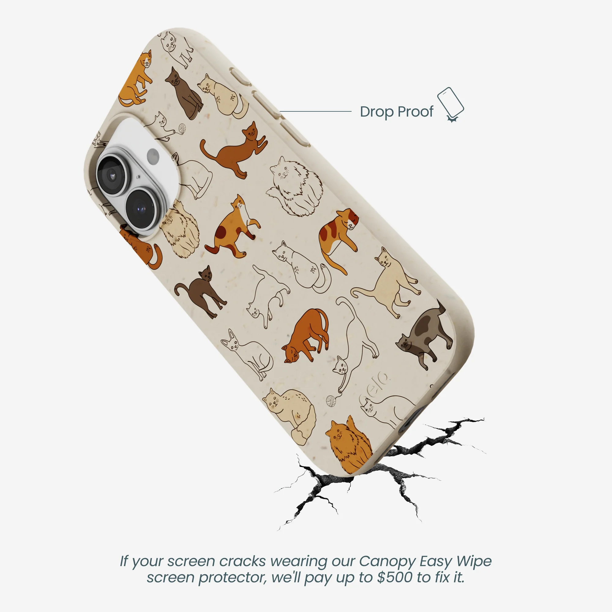 London Fog Kitty Cats iPhone 17 Case - Image 5