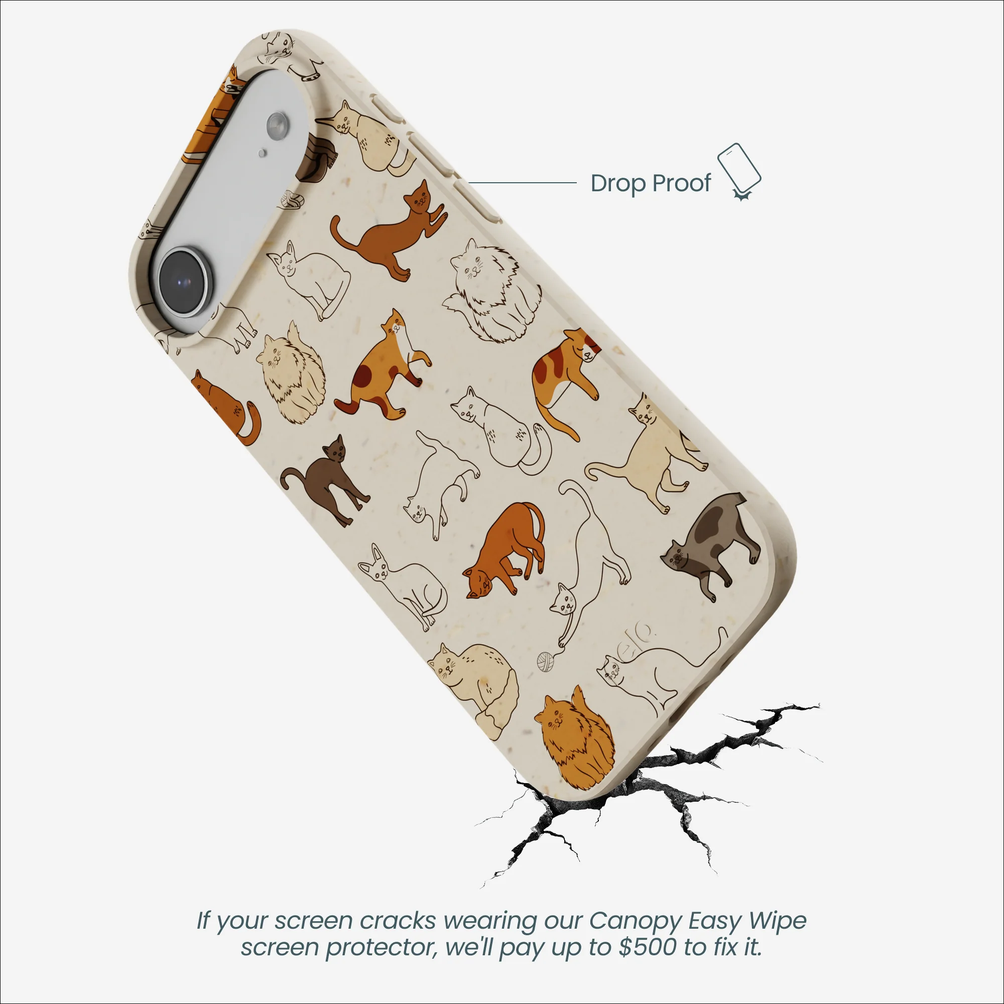 London Fog Kitty Cats iPhone Air Case - Image 5