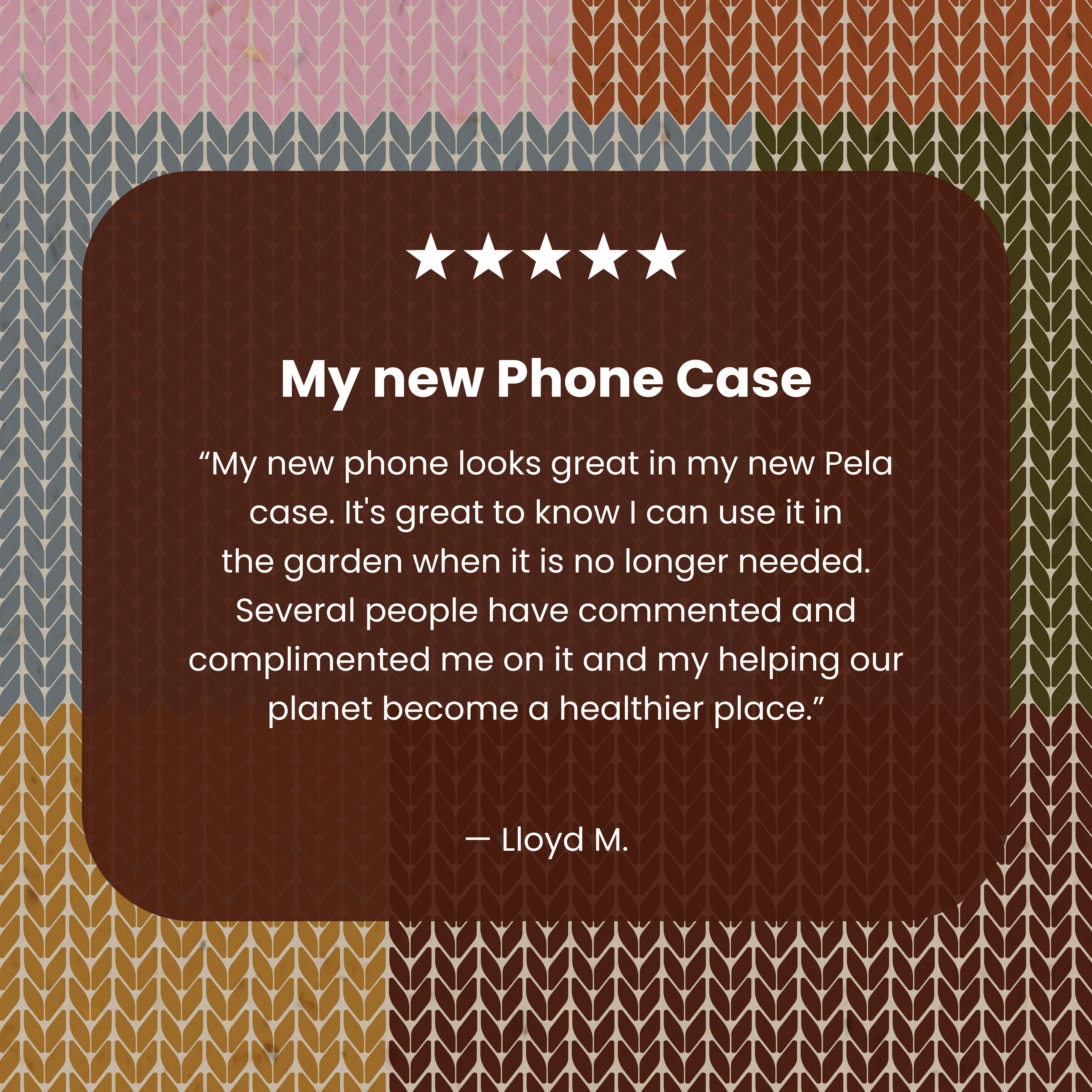 London Fog Knitted Patchwork iPhone 16 Case - Image 7