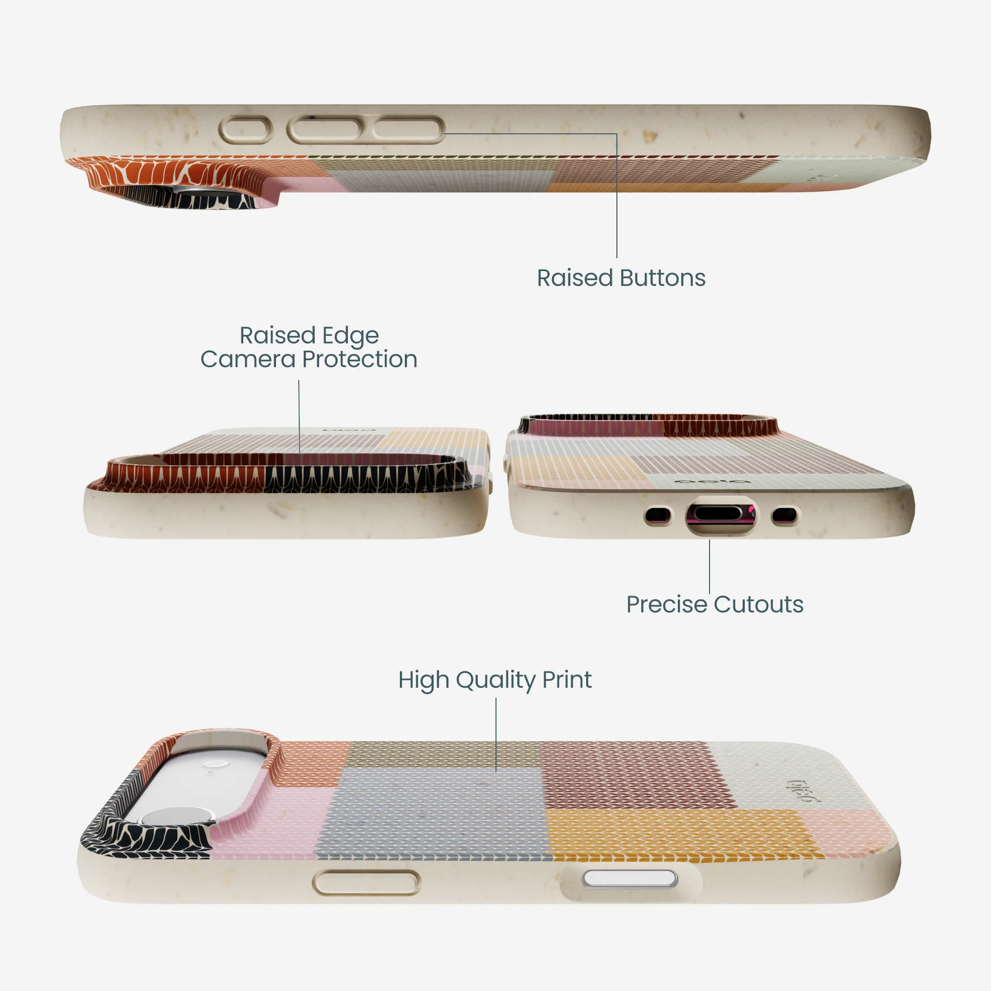 London Fog Knitted Patchwork iPhone Air Case - Image 3
