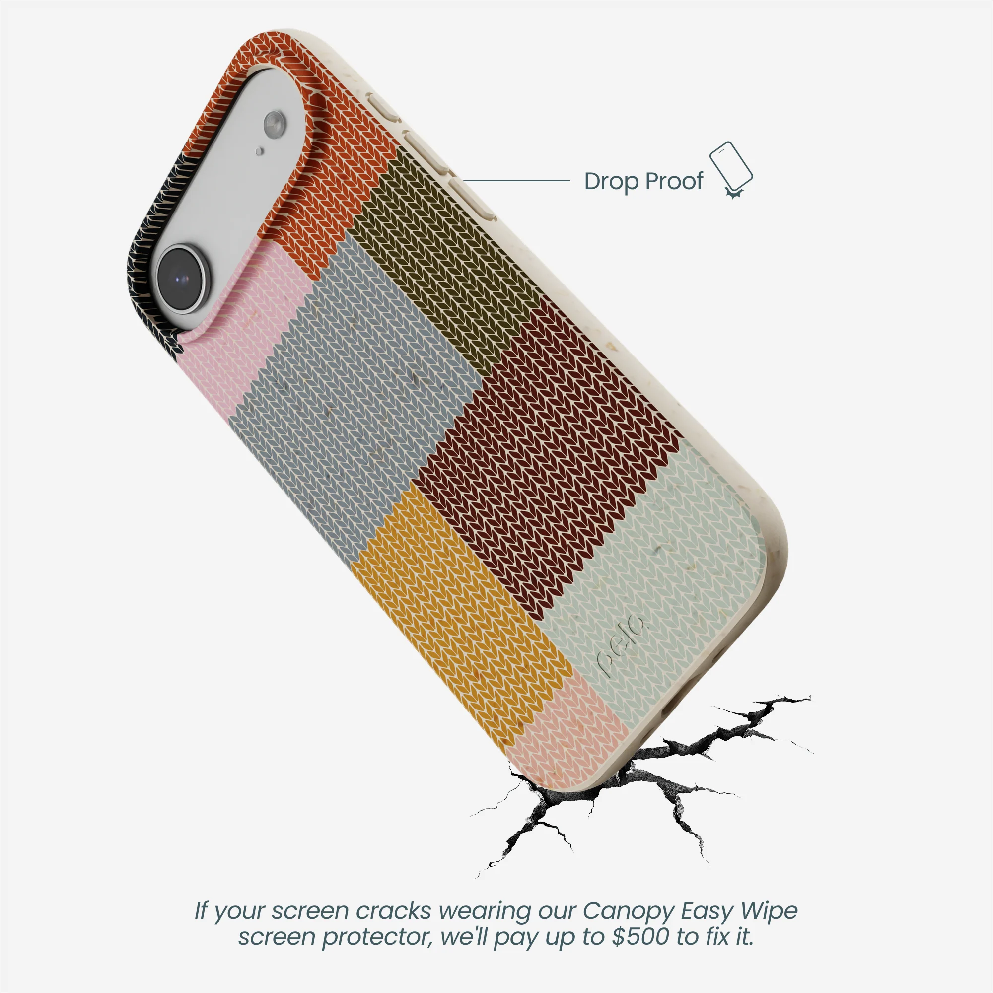London Fog Knitted Patchwork iPhone Air Case - Image 5