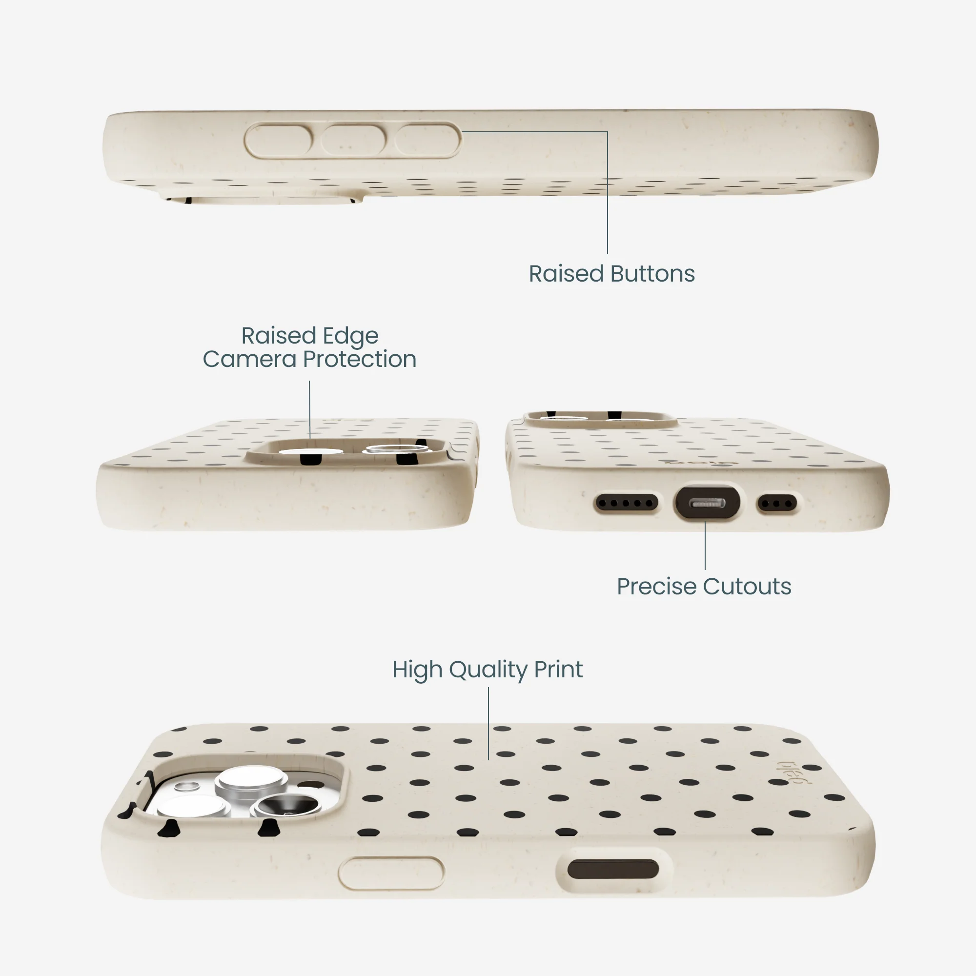 London Fog Latte Pop iPhone 16 Pro Max Case - Image 3