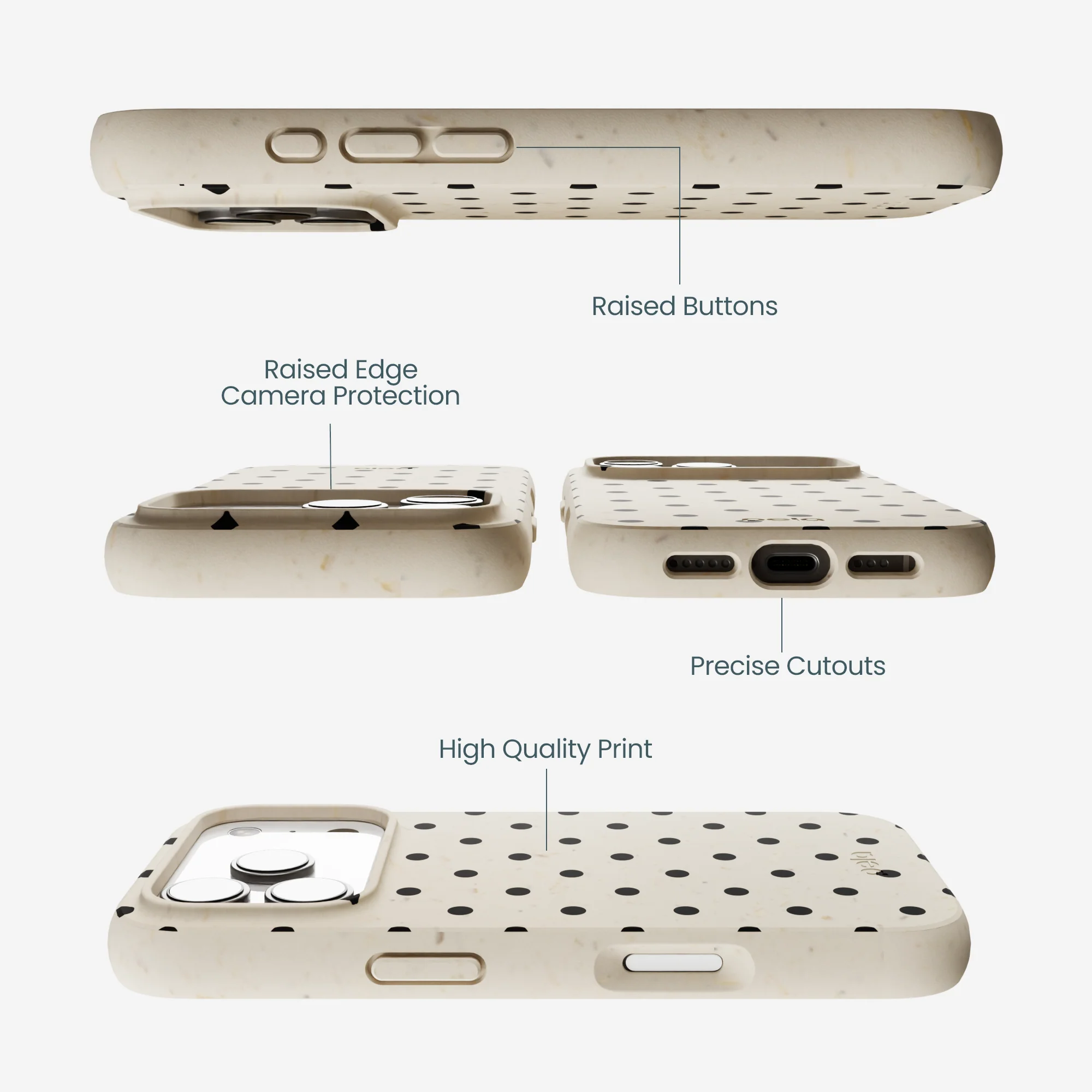 London Fog Latte Pop iPhone 17 Pro Case - Image 3
