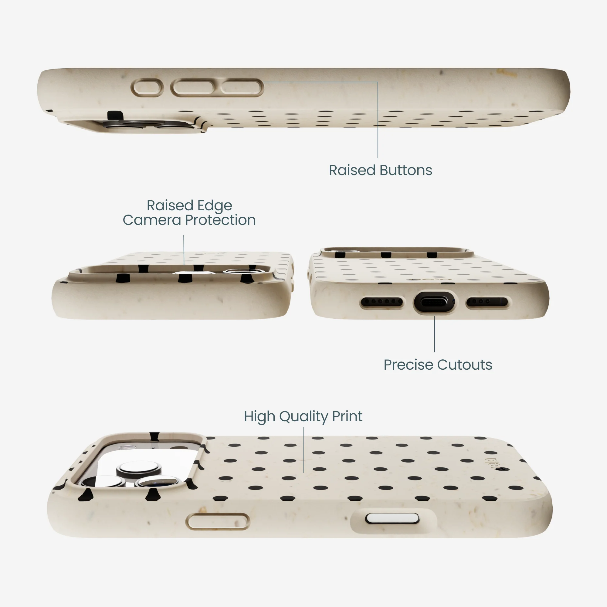 London Fog Latte Pop iPhone 17 Pro Max Case - Image 3